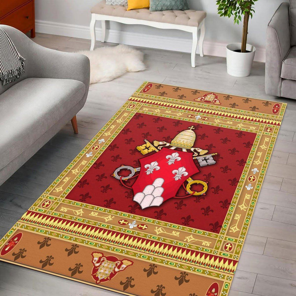 Paul VI Coat of Arms Rug - CustomsPig