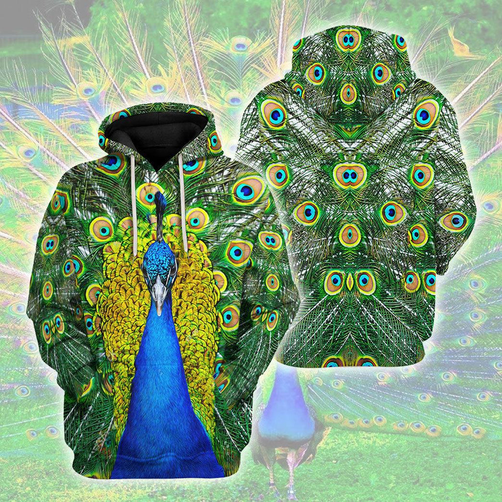 Peacock Animal Cosplay T-shirt Hoodie Sweatpants Apparel - CustomsPig