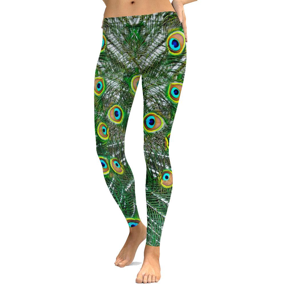 Peacock Tank And Leggings - CustomsPig