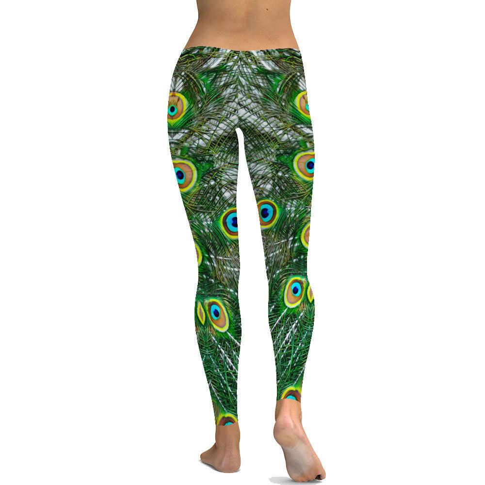 Peacock Tank And Leggings - CustomsPig