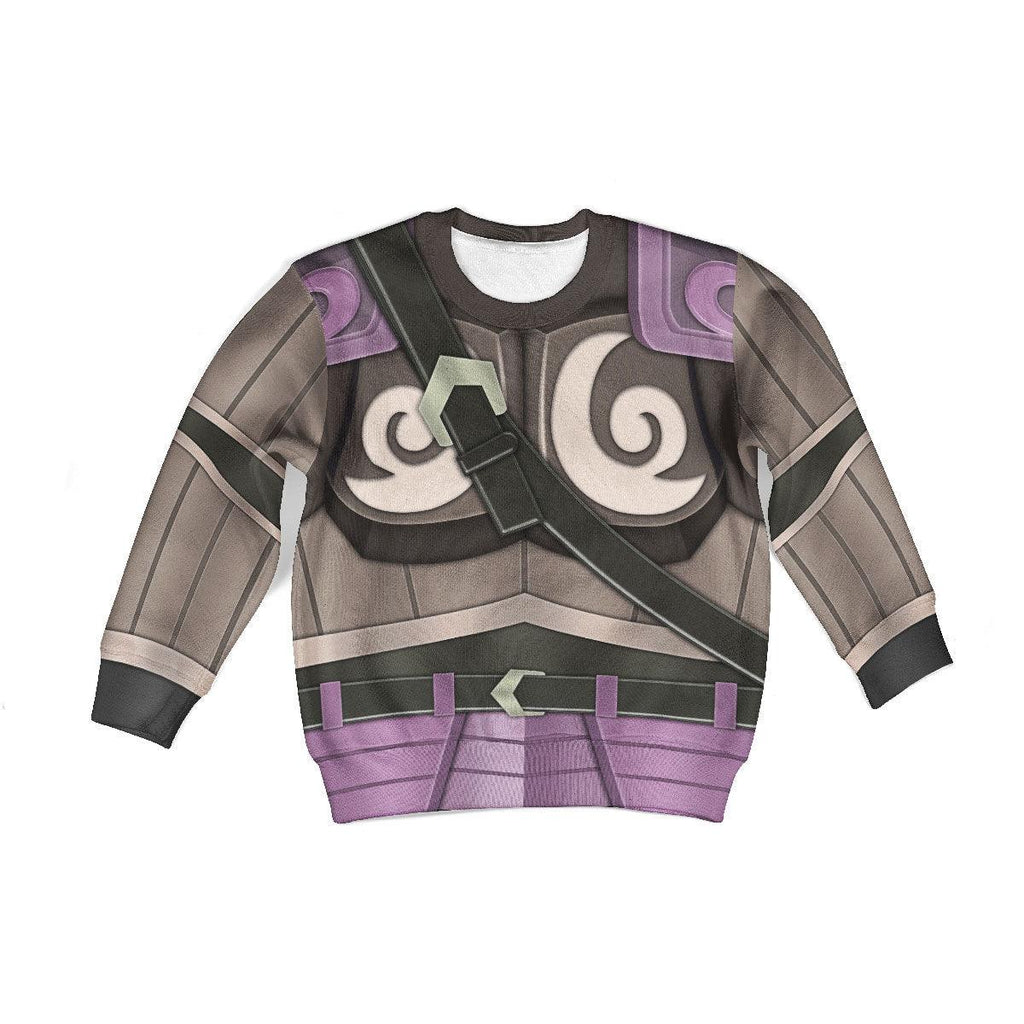 Phantom Armor - Tri Force Heroes Costume Kid Tops Hoodie Sweatshirt T-Shirt - CustomsPig.com