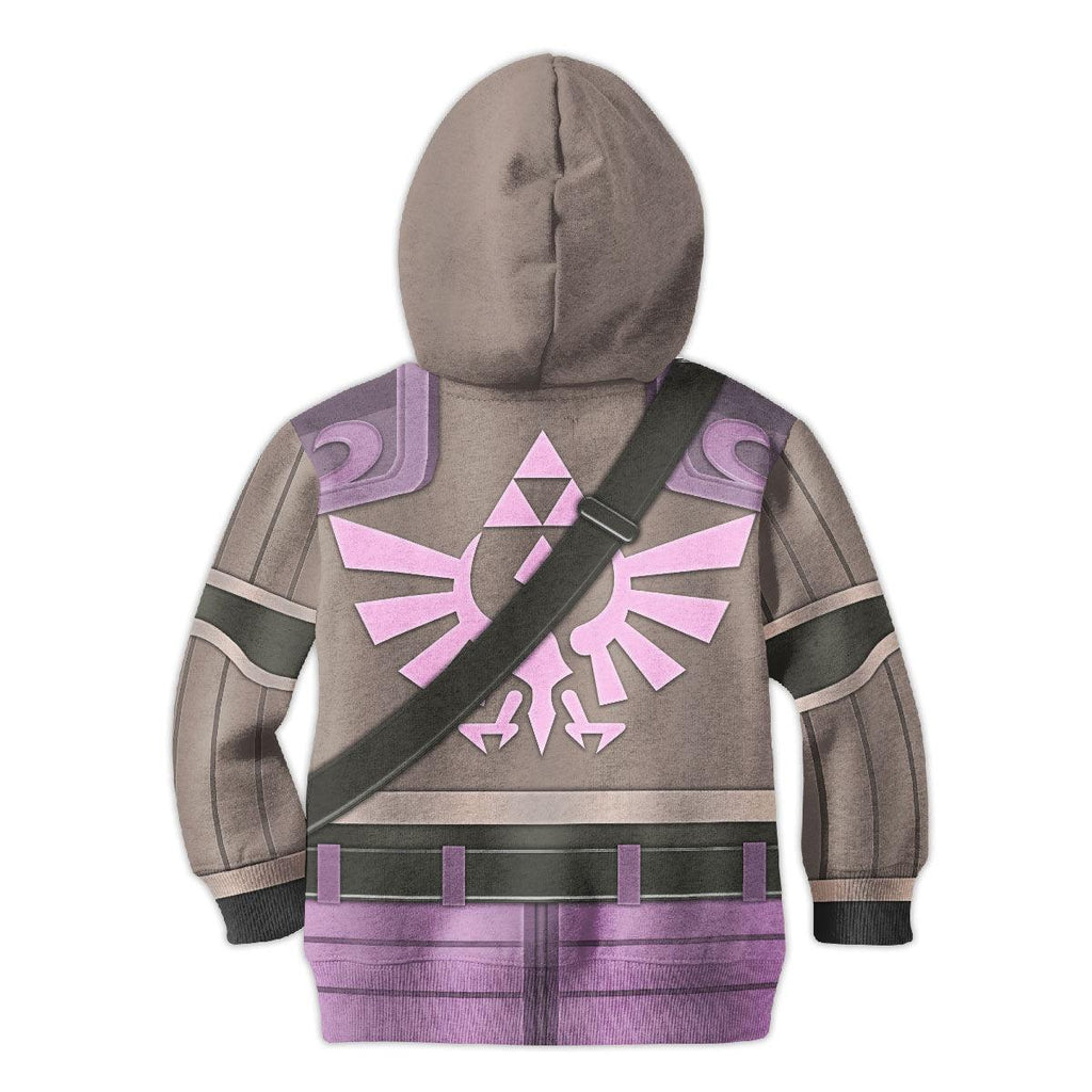 Phantom Armor - Tri Force Heroes Costume Kid Tops Hoodie Sweatshirt T-Shirt - CustomsPig.com