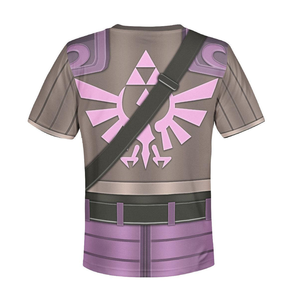 Phantom Armor - Tri Force Heroes Costume Kid Tops Hoodie Sweatshirt T-Shirt - CustomsPig.com