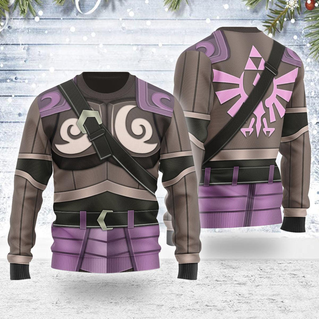 Phantom Armor Tri Force Heroes Themed Costume Unisex Christmas Wool Sweater - CustomsPig.com