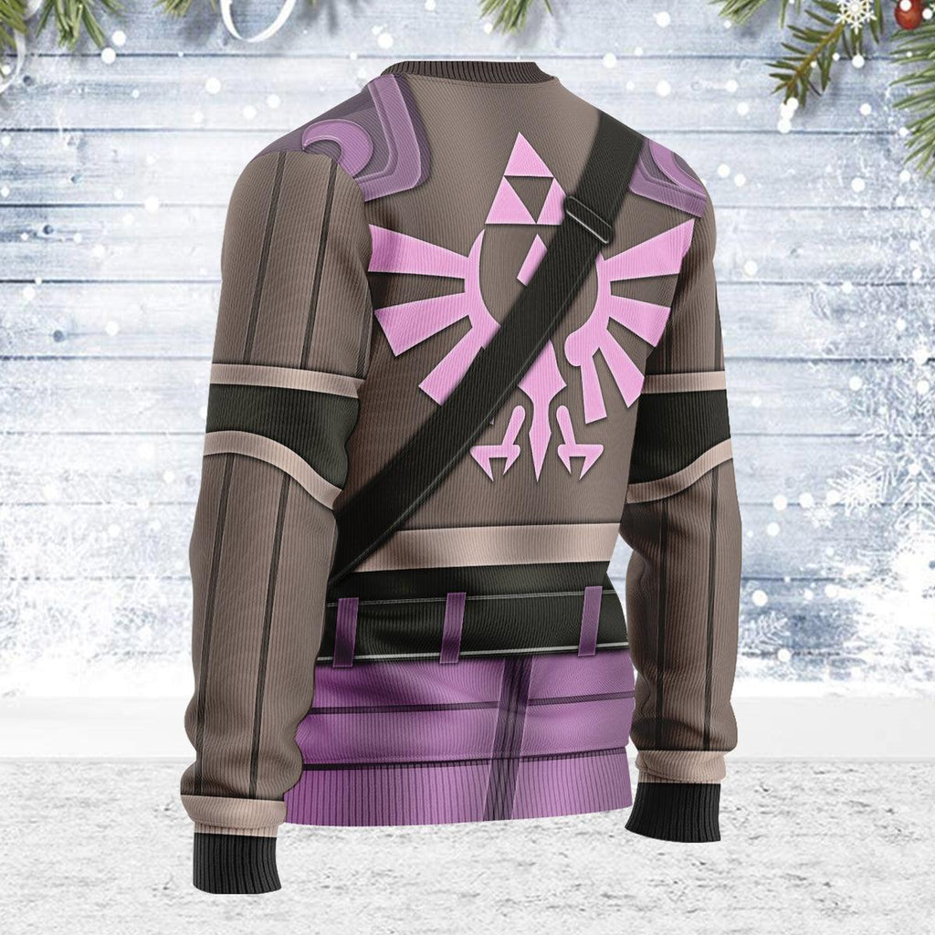 Phantom Armor Tri Force Heroes Themed Costume Unisex Christmas Wool Sweater - CustomsPig.com