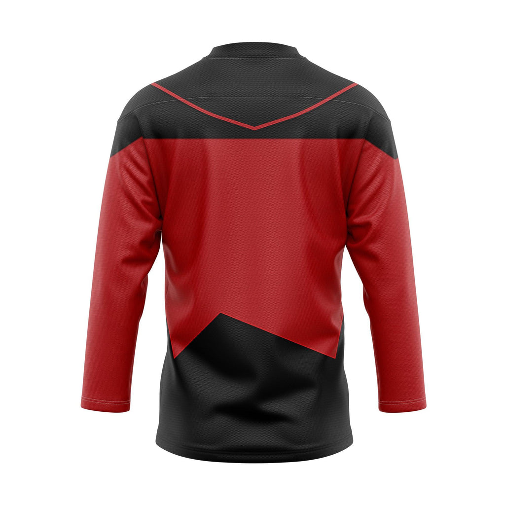 Picard The Next Generation Red Costume Hockey Jersey Sweatpants - CustomsPig.com