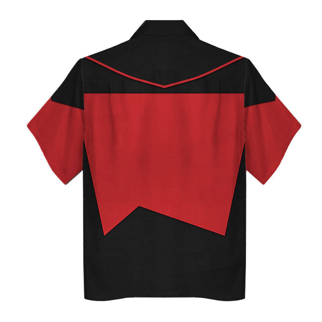 Picard The Next Generation Red Costume Hoodie Sweatshirt T-Shirt Sweatpants Apparel - CustomsPig.com