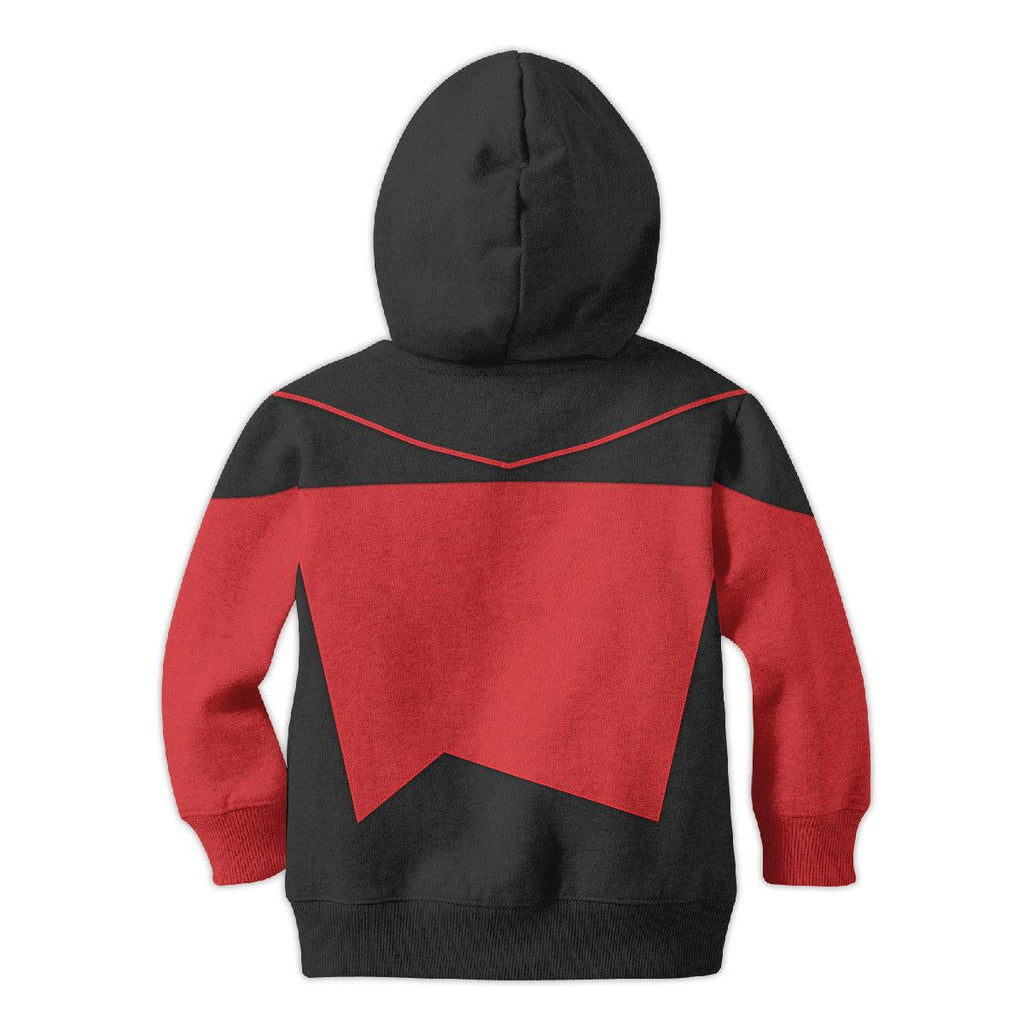 Picard The Next Generation Uniform Cosplay Kid Hoodie Sweatshirt T-Shirt - CustomsPig.com