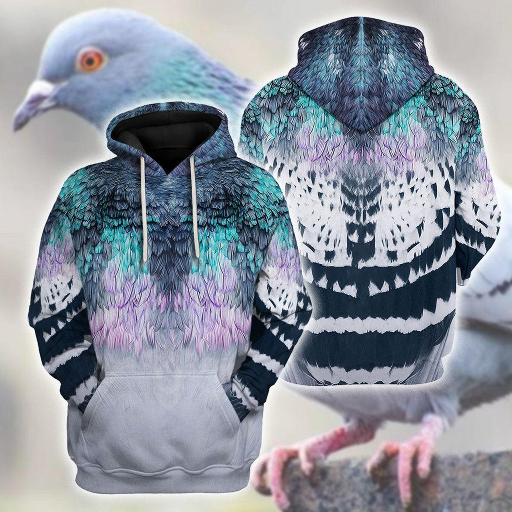 Pigeons Animal Cosplay T-shirt Hoodie Sweatpants Apparel - CustomsPig