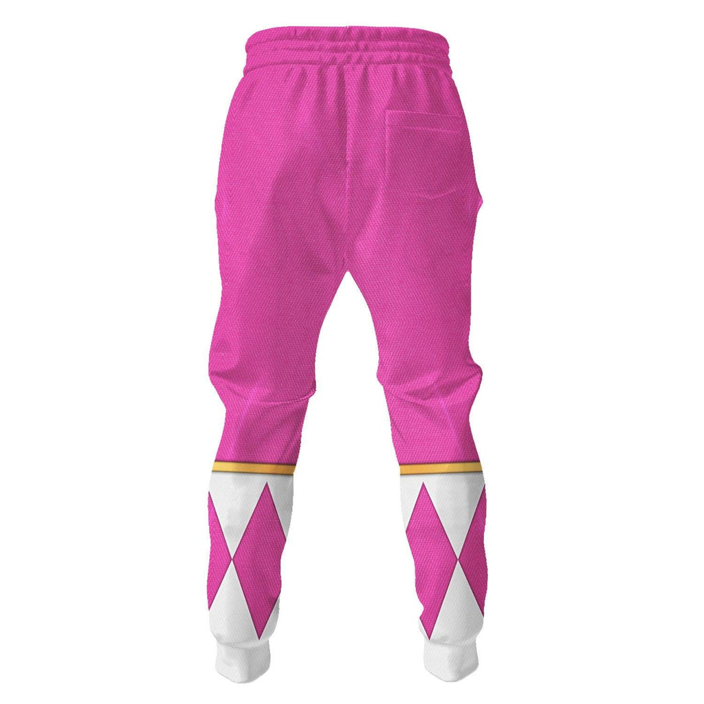 Pink Ranger Dragon Shield Hoodies Sweatshirt T-shirt Hawaiian Tracksuit -  CustomsPig.com