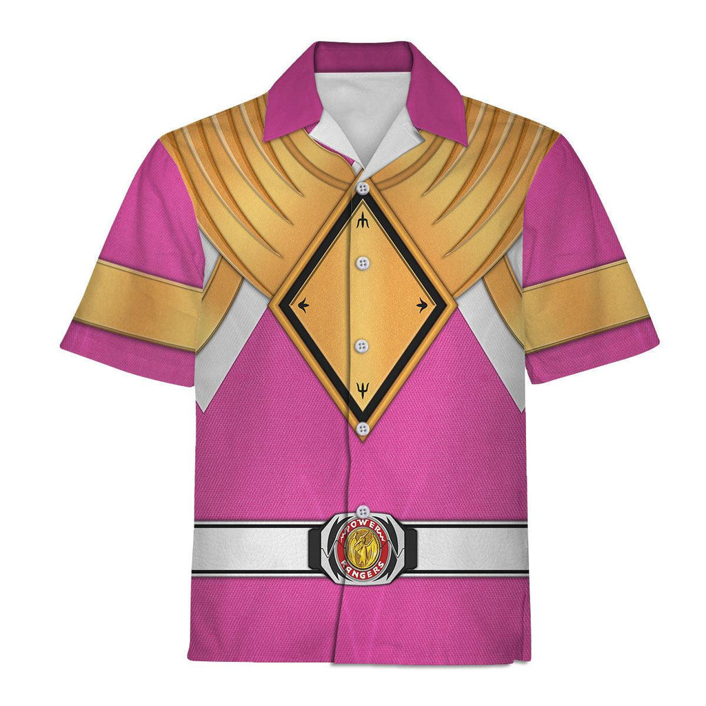 Pink Ranger Dragon Shield Hoodies Sweatshirt T-shirt Hawaiian Tracksuit -  CustomsPig.com