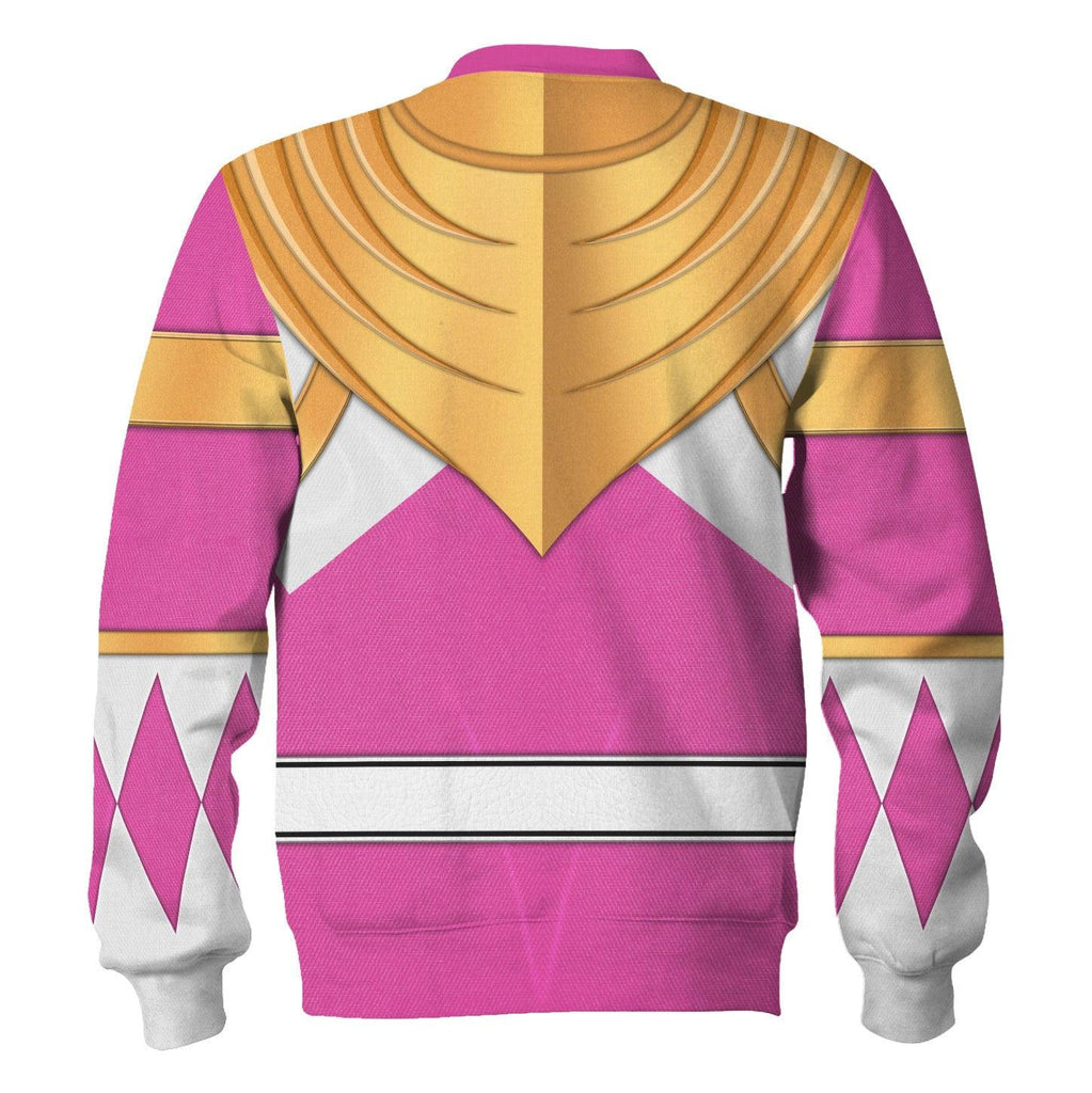 Pink Ranger Dragon Shield Hoodies Sweatshirt T-shirt Hawaiian Tracksuit -  CustomsPig.com