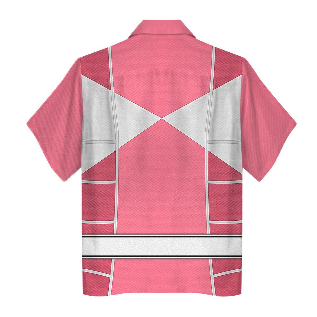 Pink Ranger Mighty Morphin Cosplay Hoodies Sweatshirt T-shirt Hawaiian - CustomsPig.com