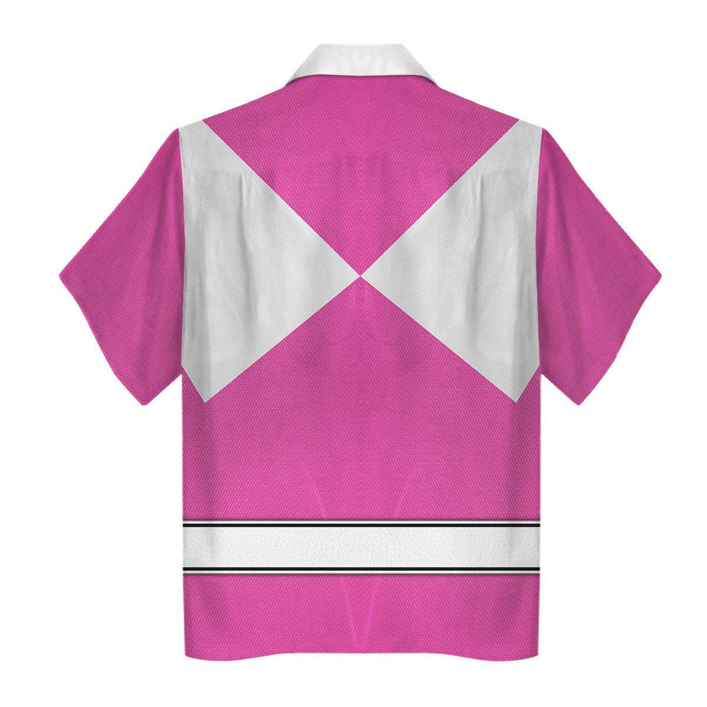 Pink Ranger Mighty Morphin Hoodies Sweatshirt T-shirt Hawaiian Tracksuit -  CustomsPig.com