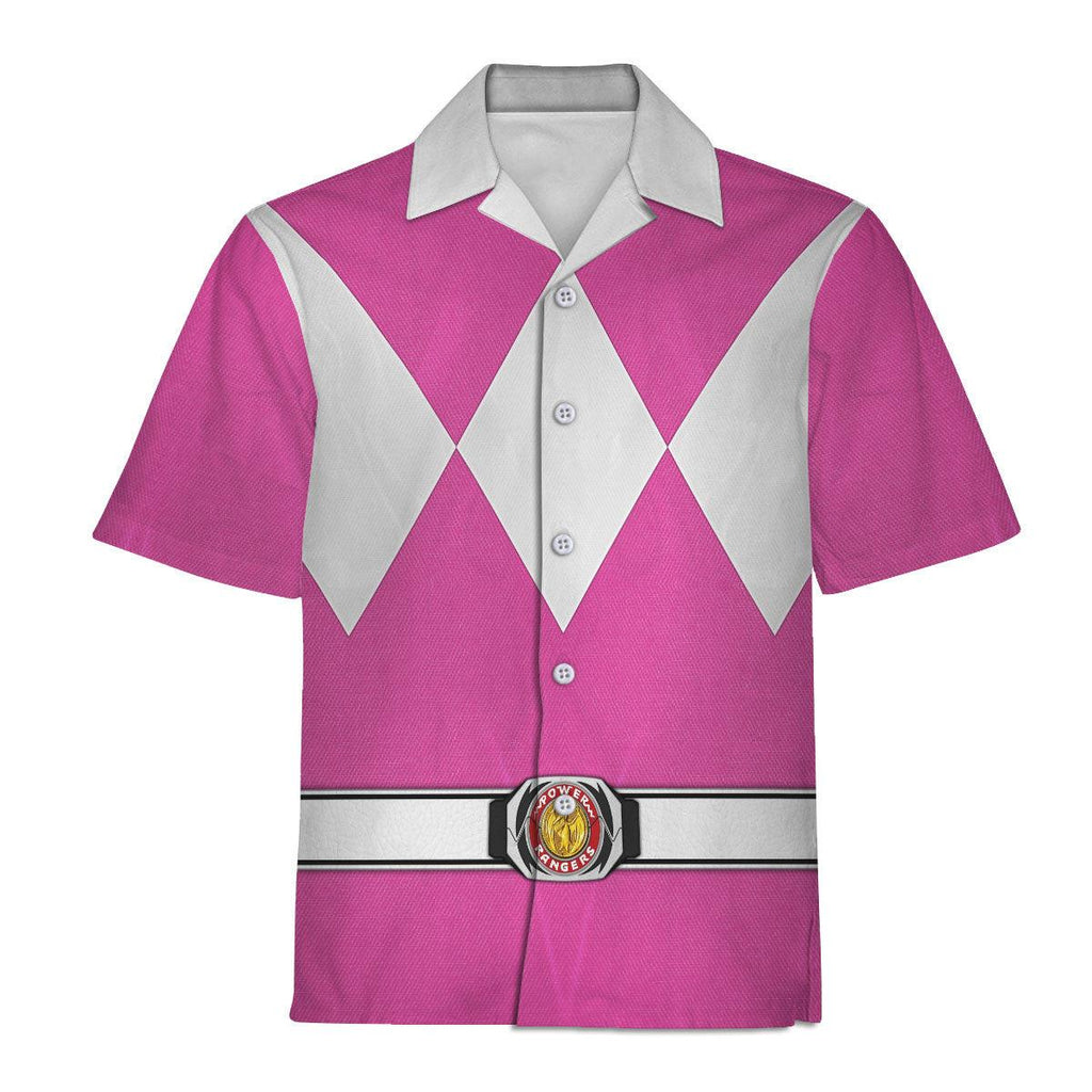 Pink Ranger Mighty Morphin Hoodies Sweatshirt T-shirt Hawaiian Tracksuit -  CustomsPig.com