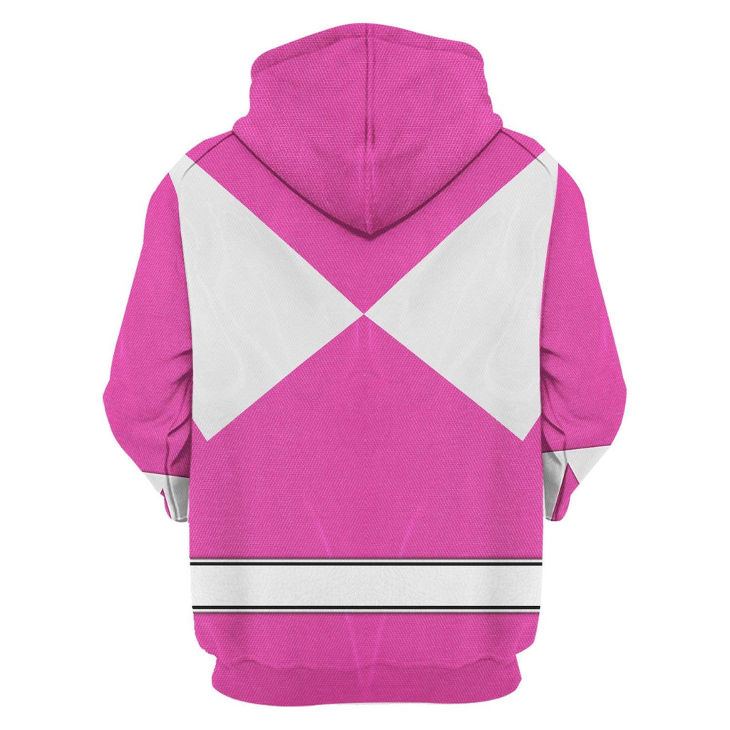 Pink Ranger Mighty Morphin Hoodies Sweatshirt T-shirt Hawaiian Tracksuit -  CustomsPig.com