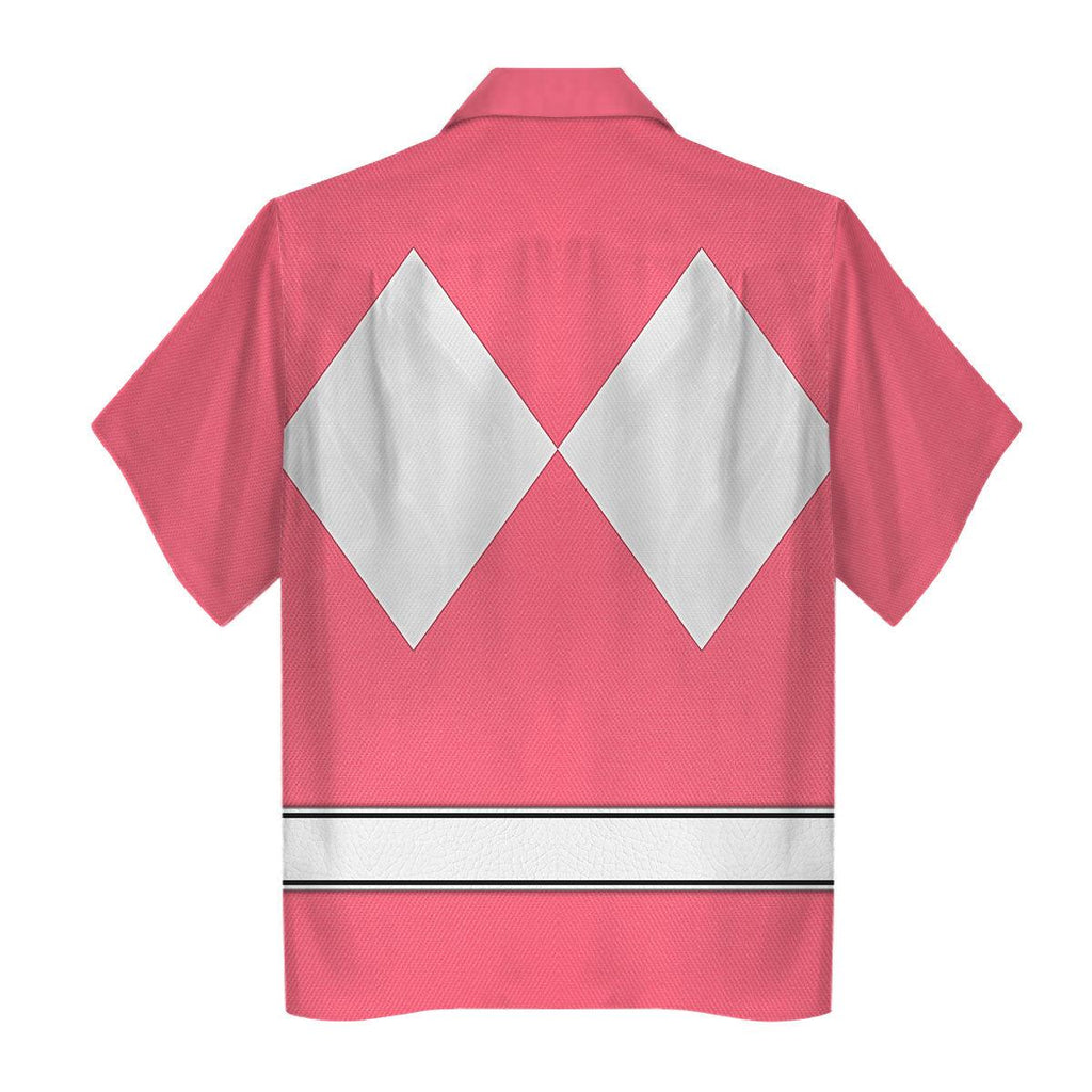 Pink Ranger Mighty Morphin The Movie (1995) Hoodies Sweatshirt T-shirt Hawaiian - CustomsPig.com