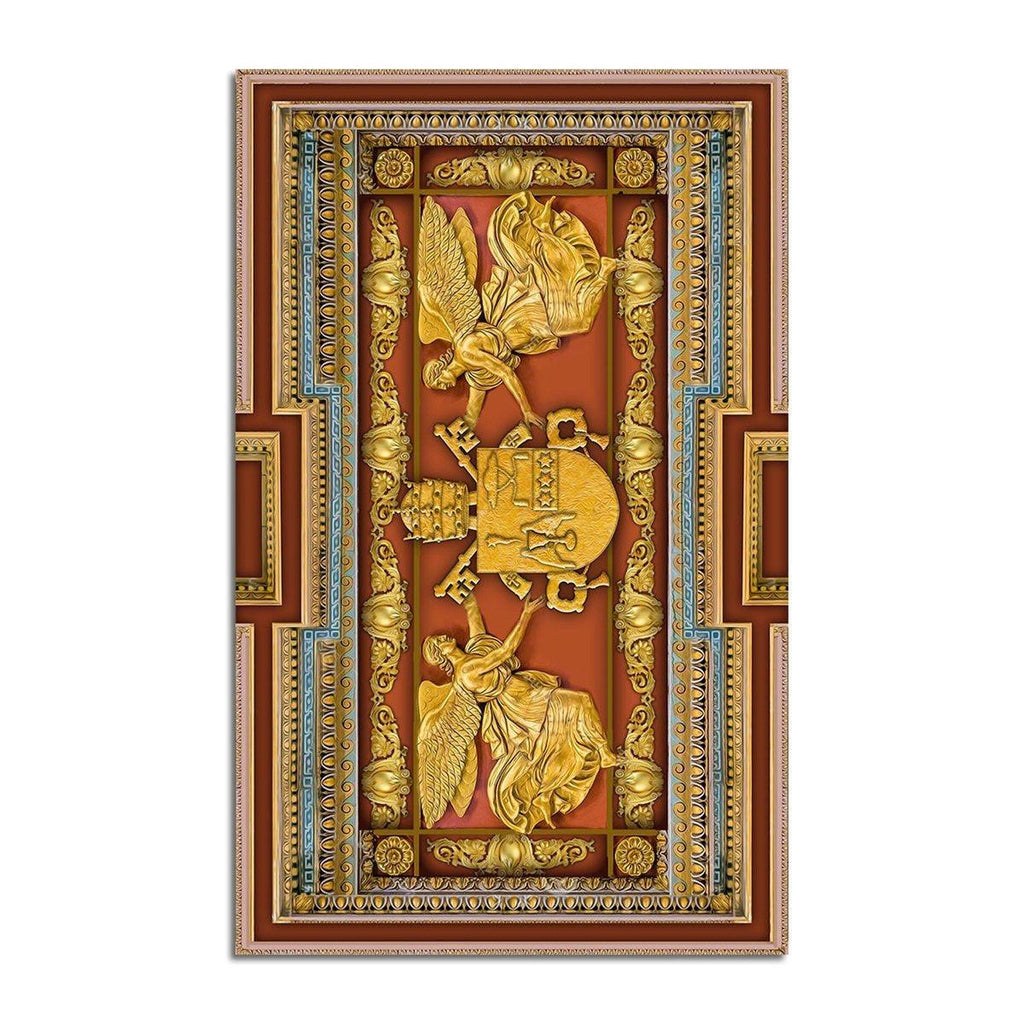 Pope Gregory XVI Coat Of Arms Rug - CustomsPig