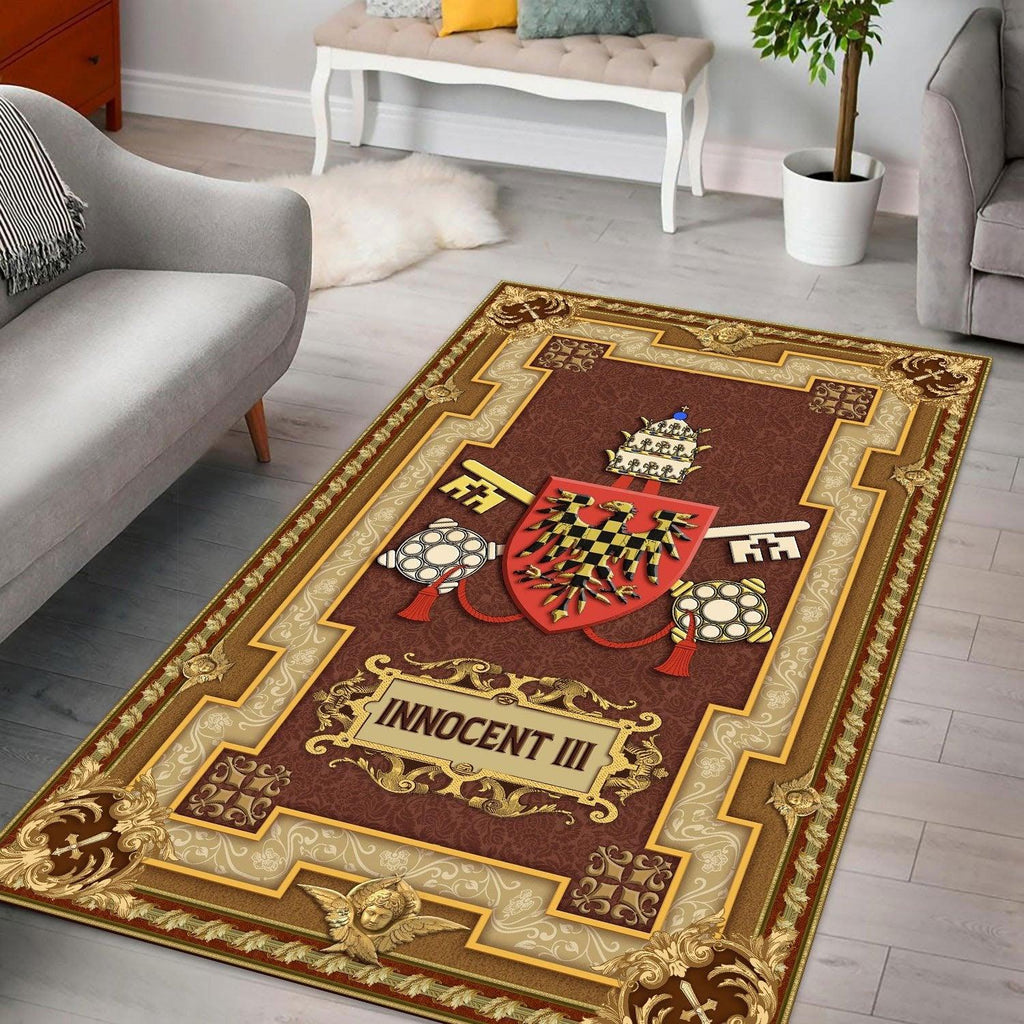 Pope Innocent III Rug - CustomsPig