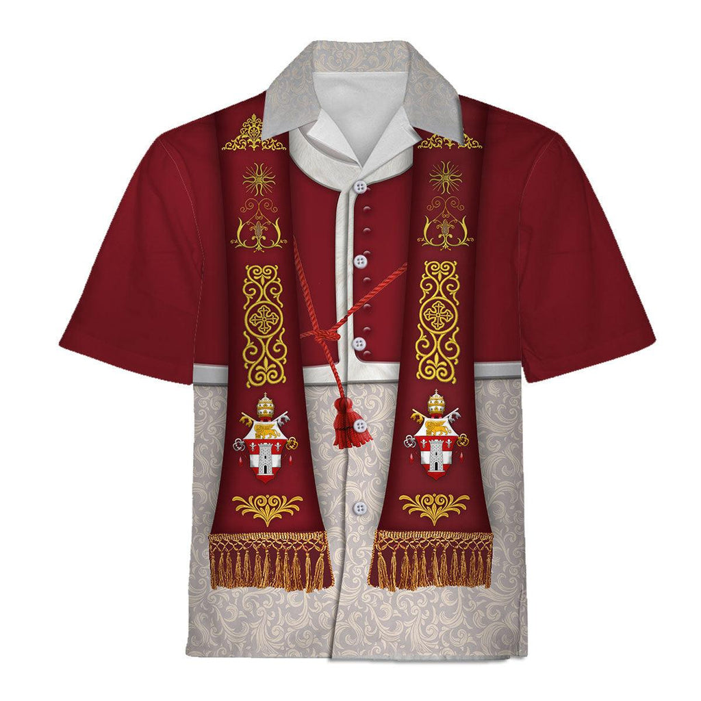 Pope John XXIII Vestment Hawaiian Shirt -  CustomsPig.com