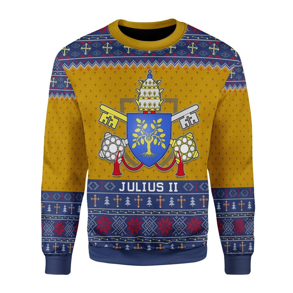 Pope Julius II Christmas Sweater - CustomsPig