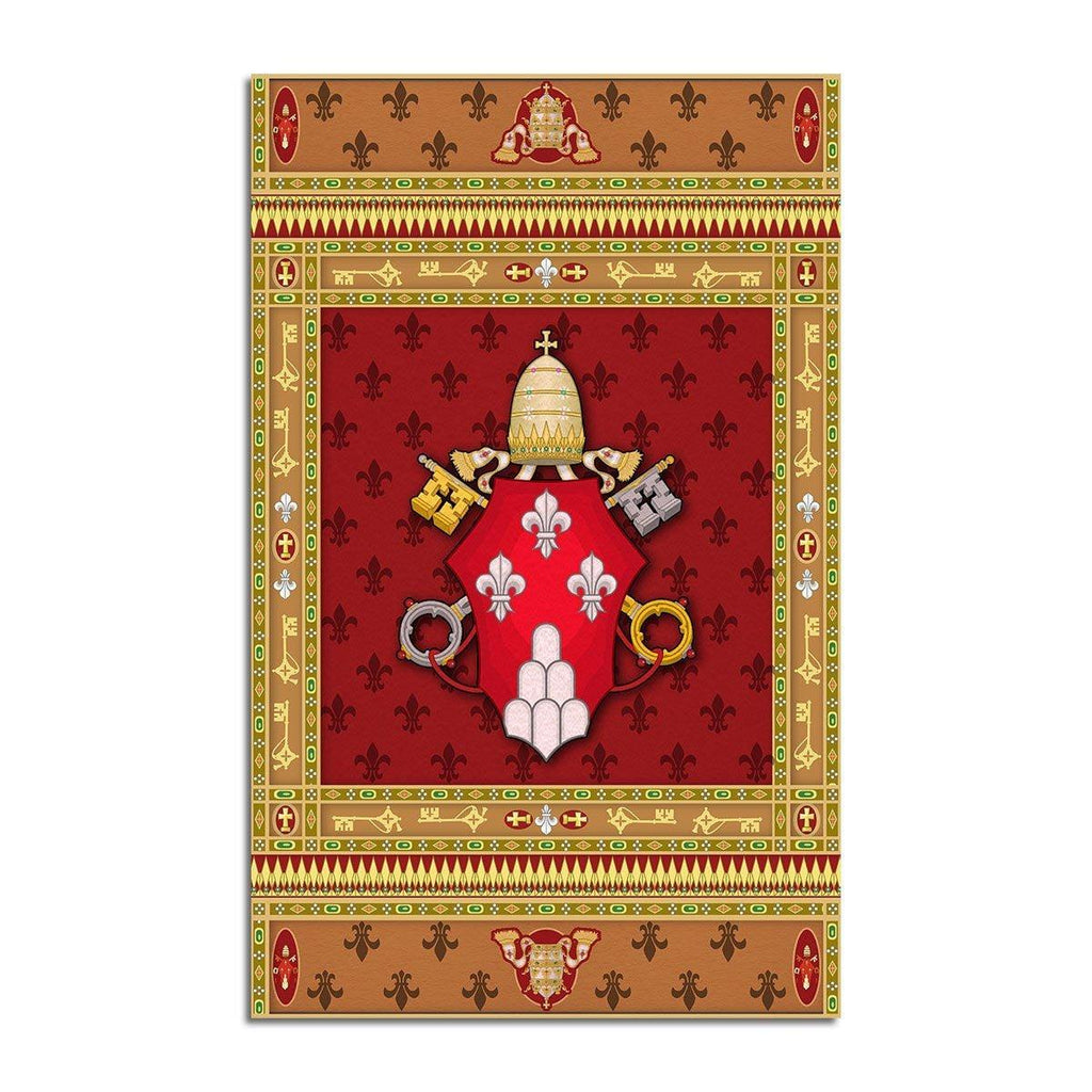 Pope Paul VI Coat of Arms Rug - CustomsPig