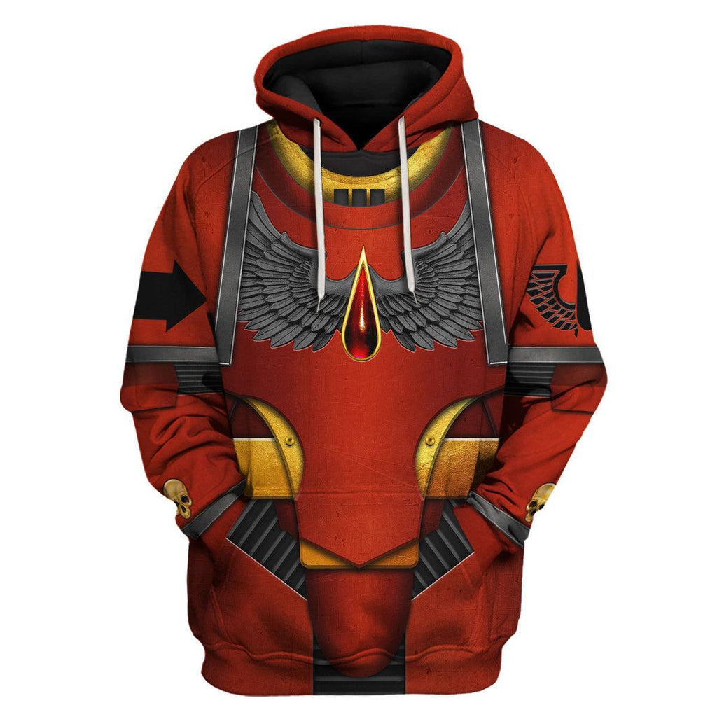 Pre-Heresy Blood Angels in Mark IV Maximus Power Armor T-shirt Hoodie Sweatpants Cosplay -  CustomsPig