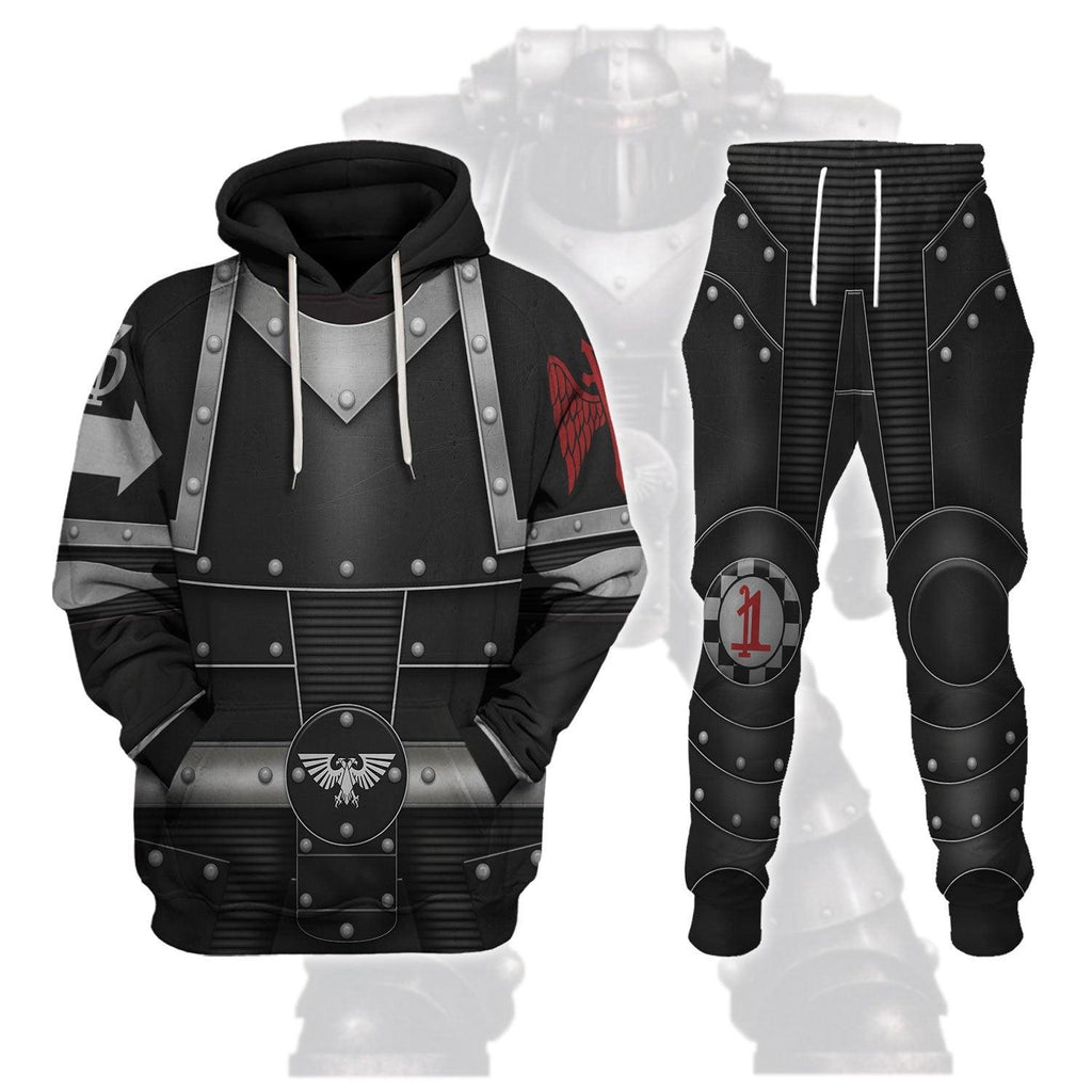 Pre-Heresy Dark Angels in Mark II Crusade T-shirt Hoodie Sweatpants Cosplay - CustomsPig