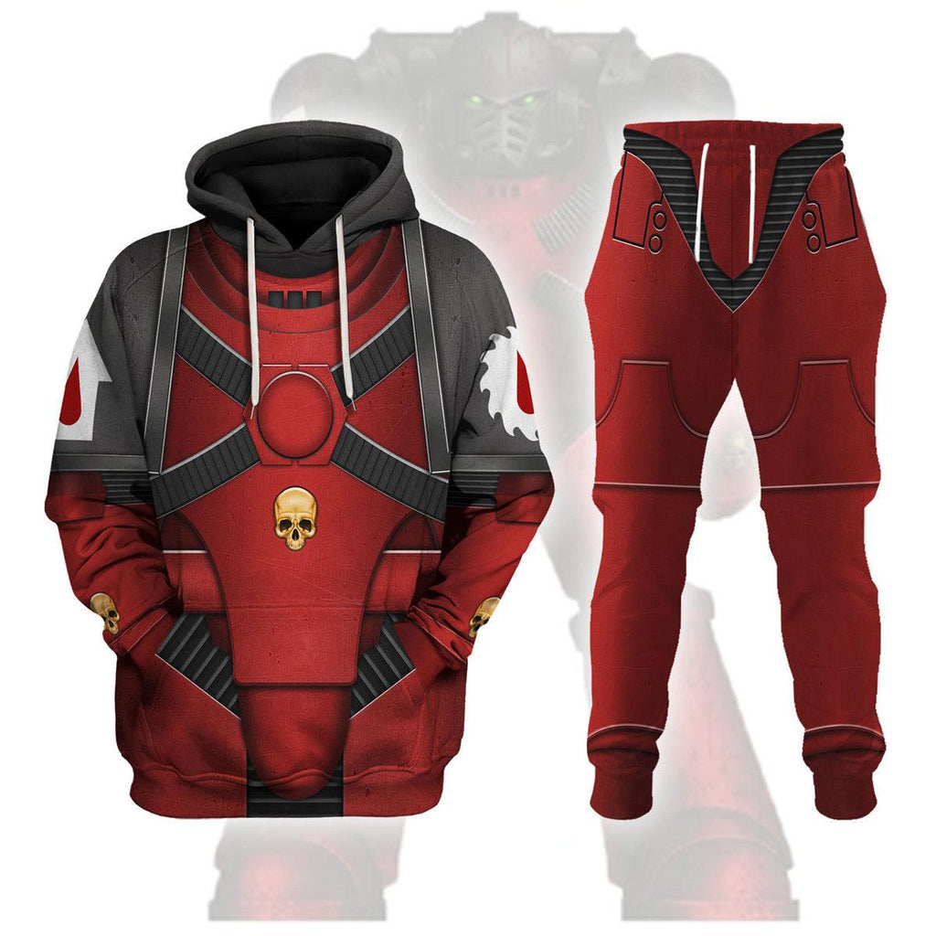 Pre-Heresy Flesh Tearers in Mark IV Maximus Power Armor T-shirt Hoodie Sweatpants Cosplay -  CustomsPig