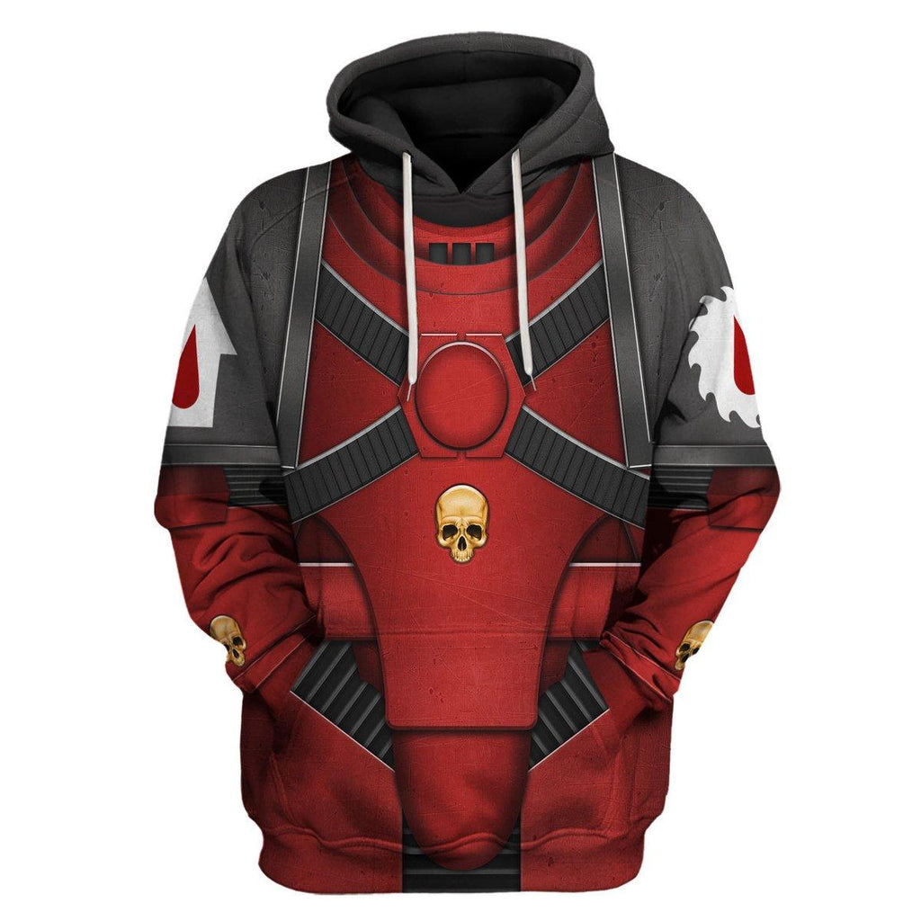 Pre-Heresy Flesh Tearers in Mark IV Maximus Power Armor T-shirt Hoodie Sweatpants Cosplay -  CustomsPig