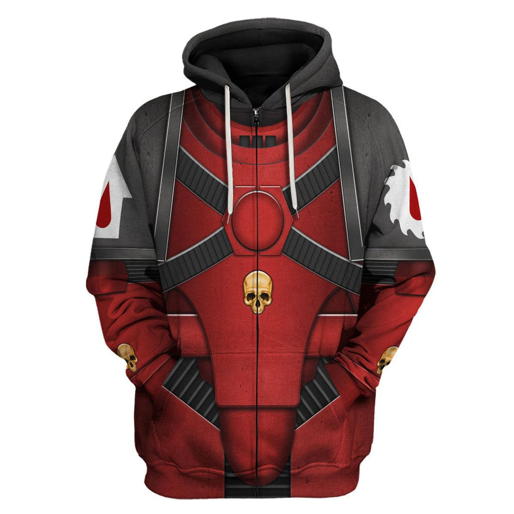 Pre-Heresy Flesh Tearers in Mark IV Maximus Power Armor T-shirt Hoodie Sweatpants Cosplay -  CustomsPig