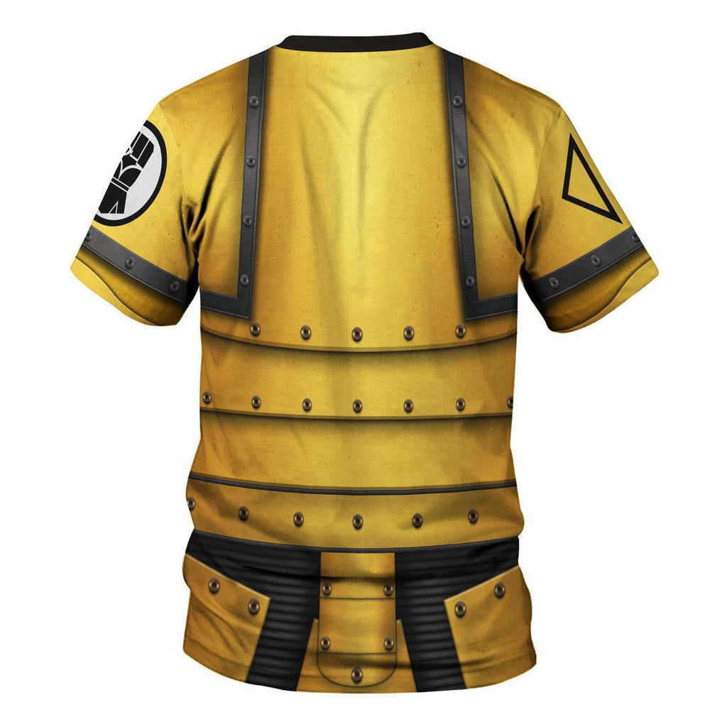 Pre-Heresy Imperial Fists in Mark II Crusade T-shirt Hoodie Sweatpants Cosplay -  CustomsPig