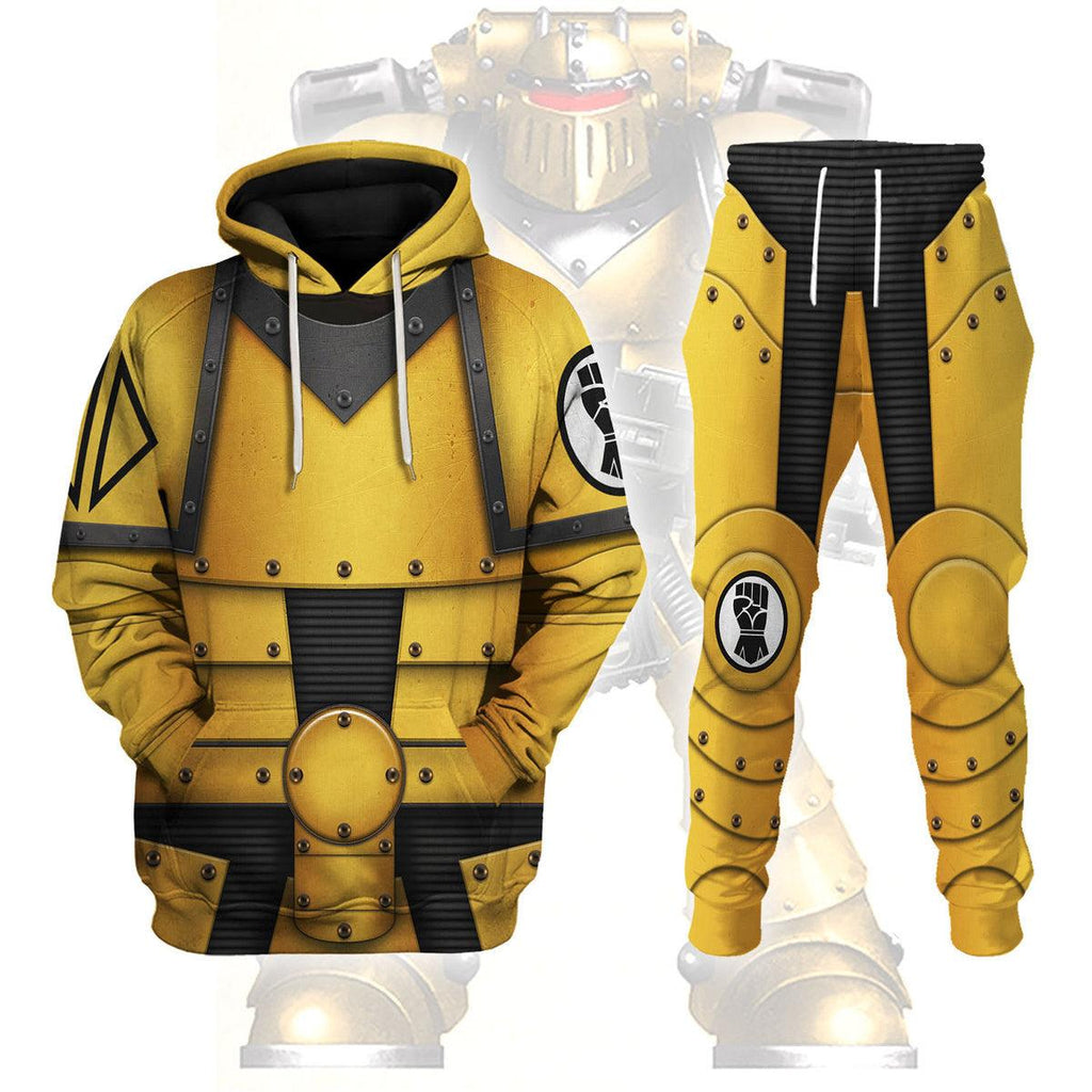 Pre-Heresy Imperial Fists in Mark II Crusade T-shirt Hoodie Sweatpants Cosplay -  CustomsPig