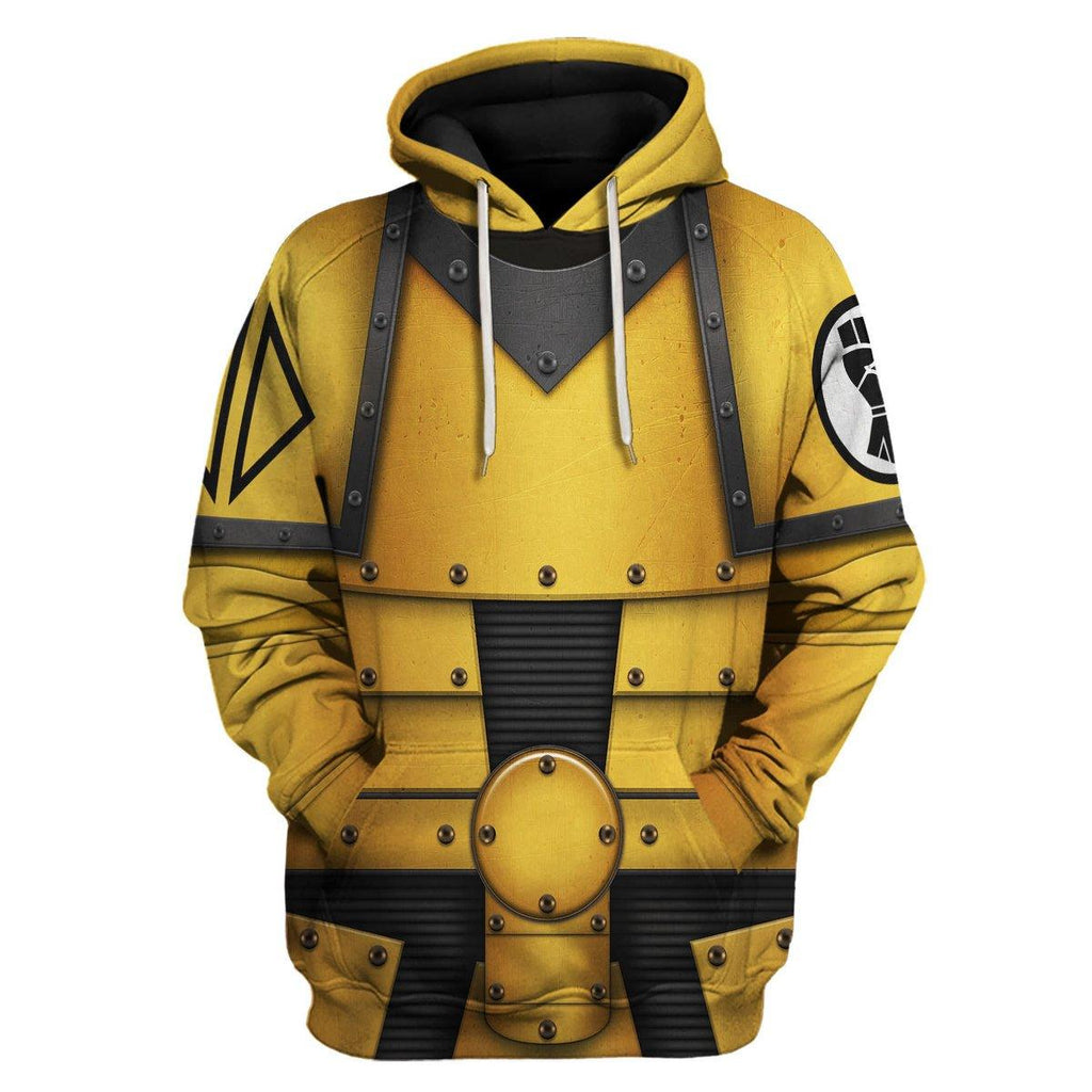 Pre-Heresy Imperial Fists in Mark II Crusade T-shirt Hoodie Sweatpants Cosplay -  CustomsPig