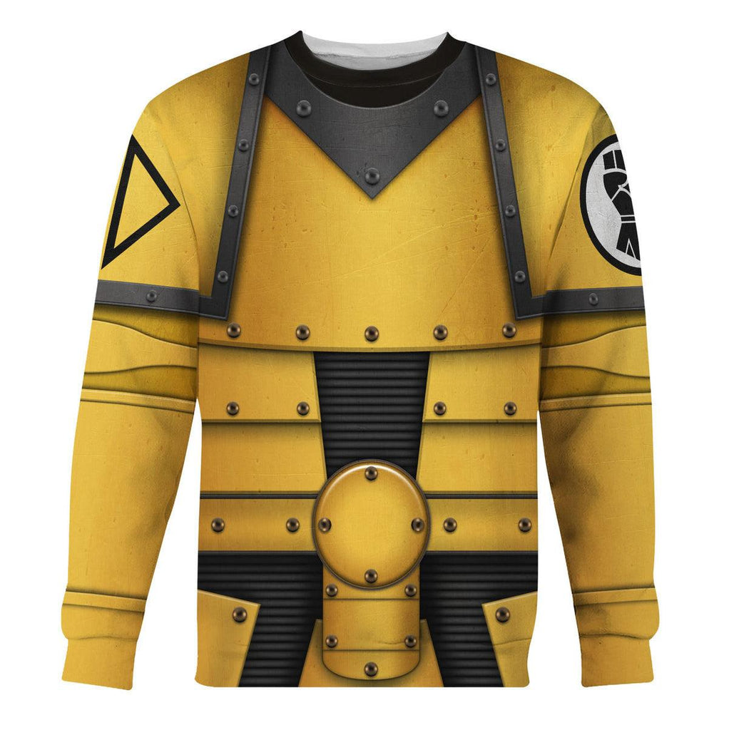 Pre-Heresy Imperial Fists in Mark II Crusade T-shirt Hoodie Sweatpants Cosplay -  CustomsPig