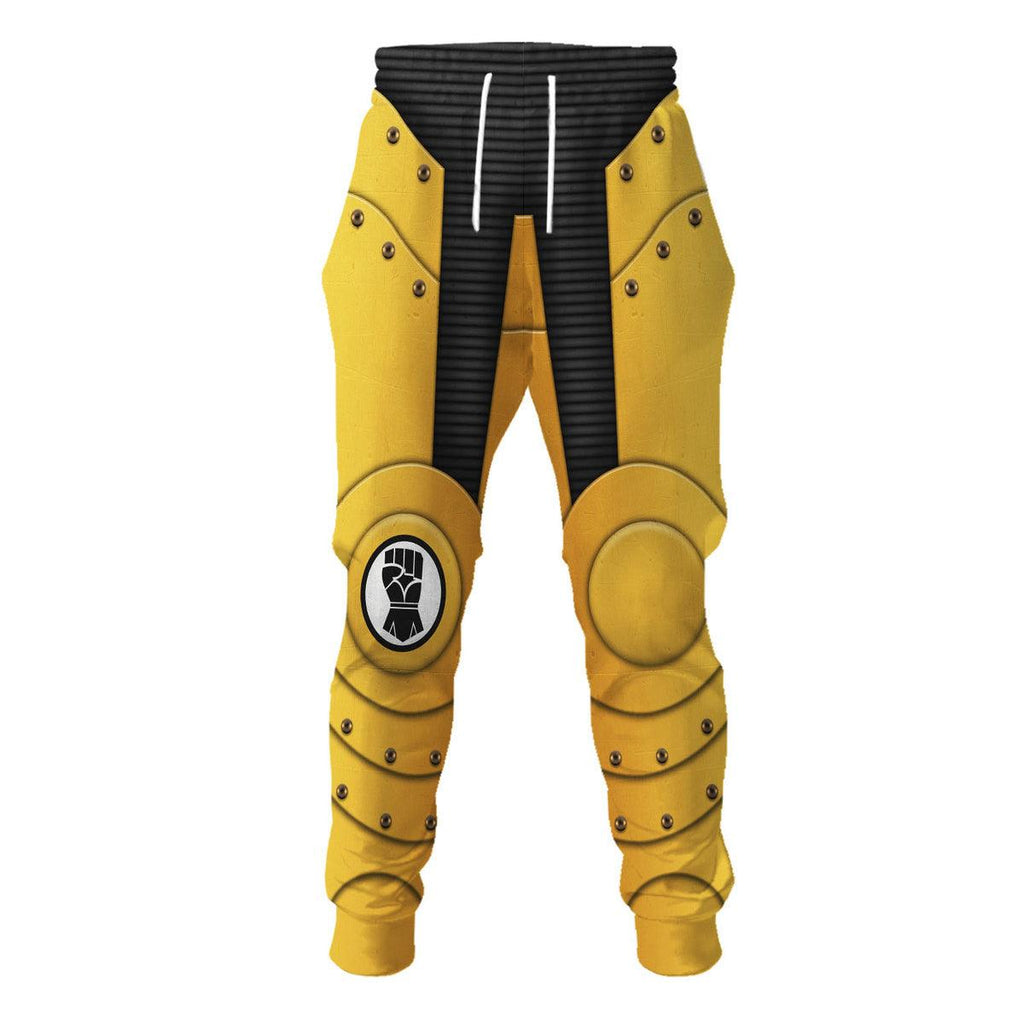 Pre-Heresy Imperial Fists in Mark II Crusade T-shirt Hoodie Sweatpants Cosplay -  CustomsPig