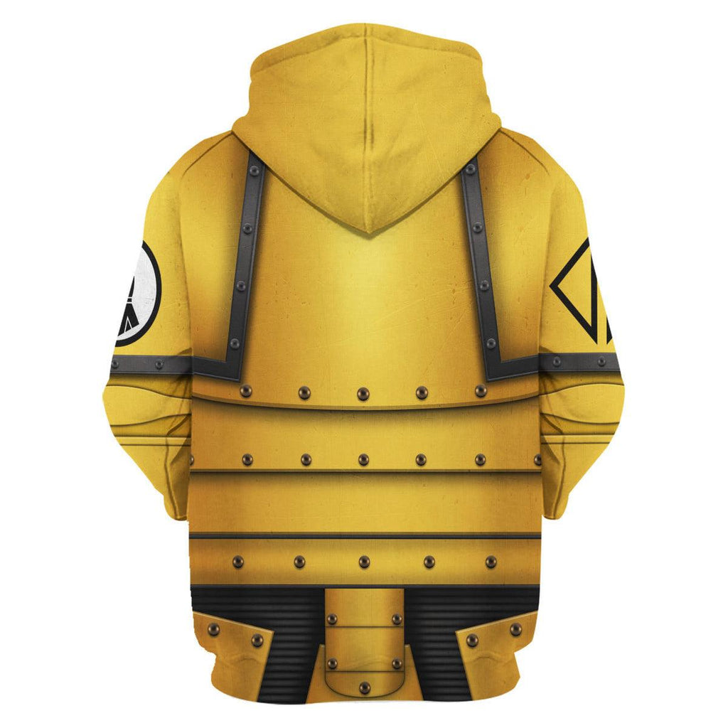 Pre-Heresy Imperial Fists in Mark II Crusade T-shirt Hoodie Sweatpants Cosplay -  CustomsPig