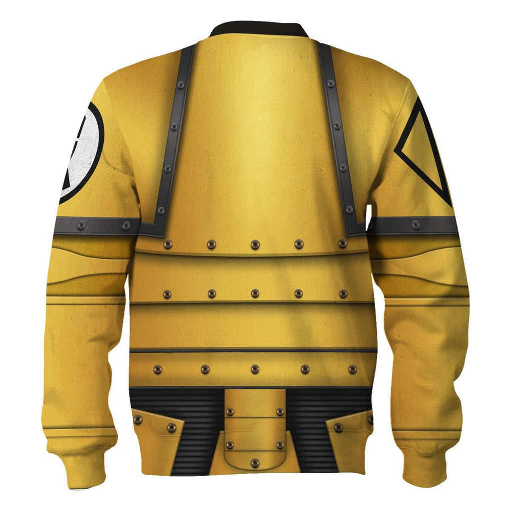 Pre-Heresy Imperial Fists in Mark II Crusade T-shirt Hoodie Sweatpants Cosplay -  CustomsPig