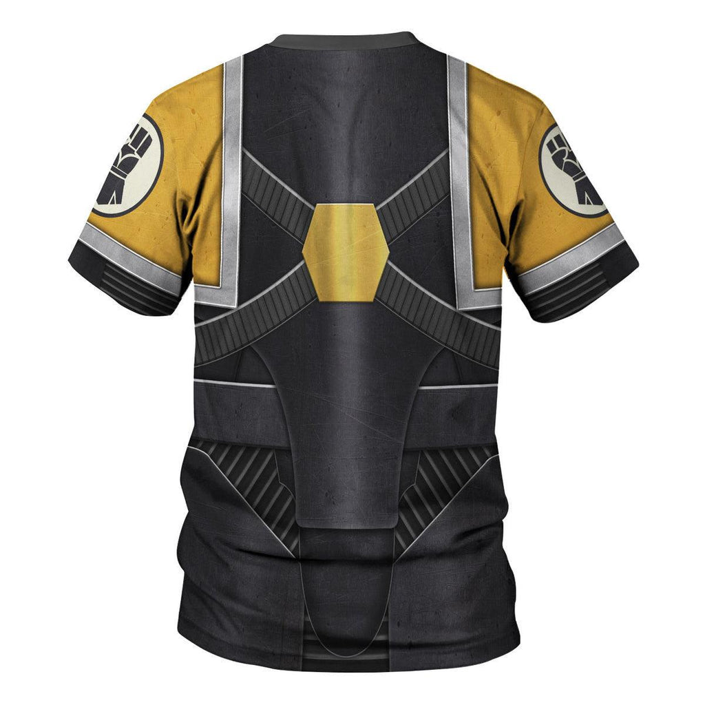 Pre-Heresy Imperial Fists in Mark IV Maximus Power Armor T-shirt Hoodie Sweatpants Cosplay -  CustomsPig