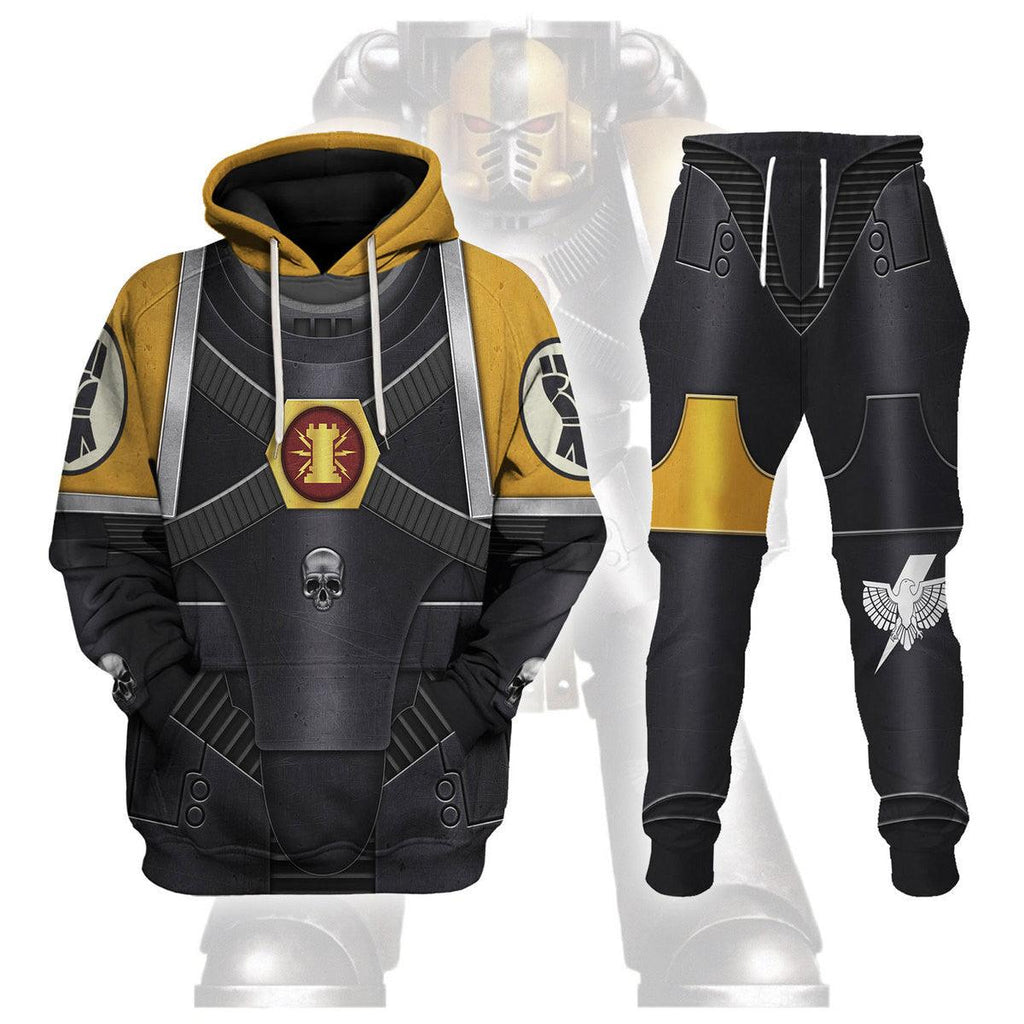 Pre-Heresy Imperial Fists in Mark IV Maximus Power Armor T-shirt Hoodie Sweatpants Cosplay -  CustomsPig