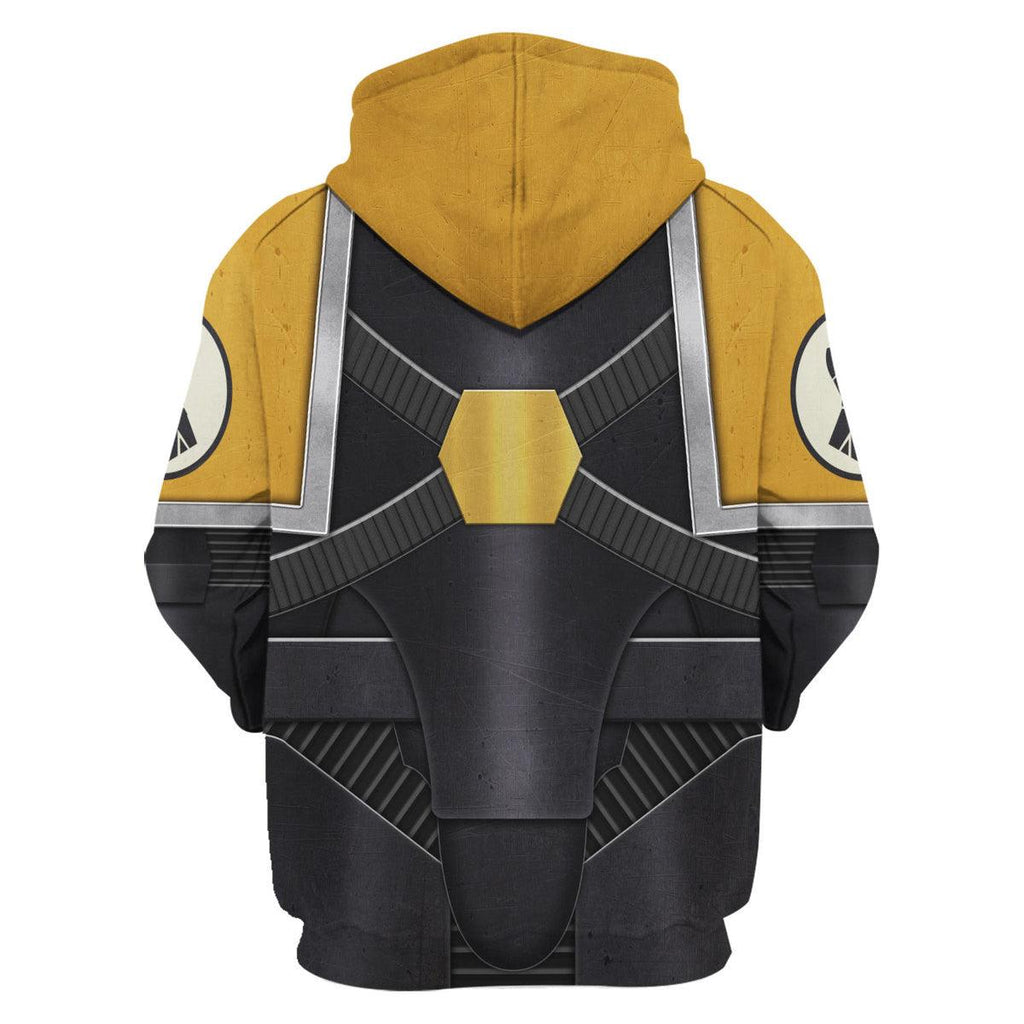 Pre-Heresy Imperial Fists in Mark IV Maximus Power Armor T-shirt Hoodie Sweatpants Cosplay -  CustomsPig