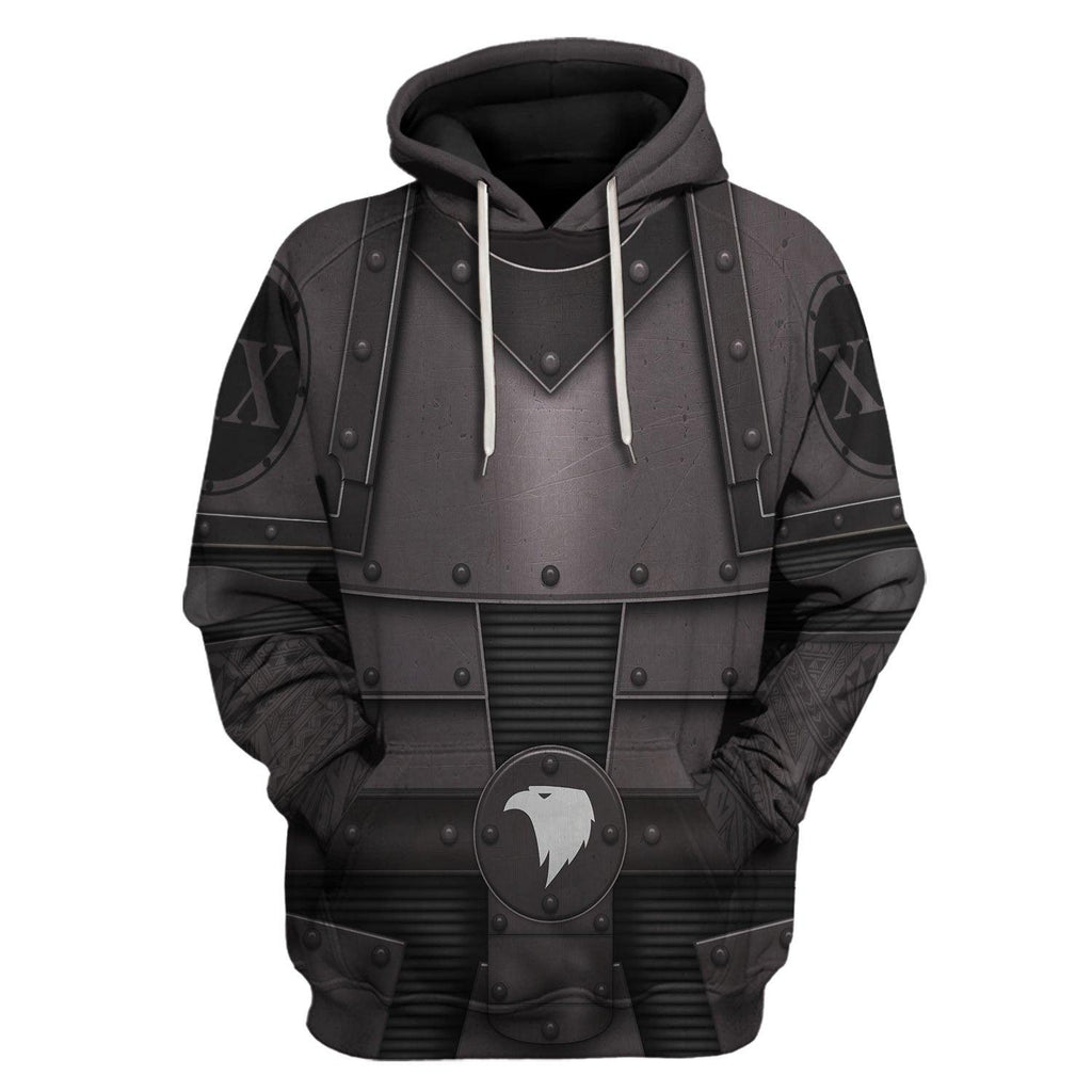 Pre-Heresy Raven Guard in Mark II Crusade T-shirt Hoodie Sweatpants Cosplay - CustomsPig