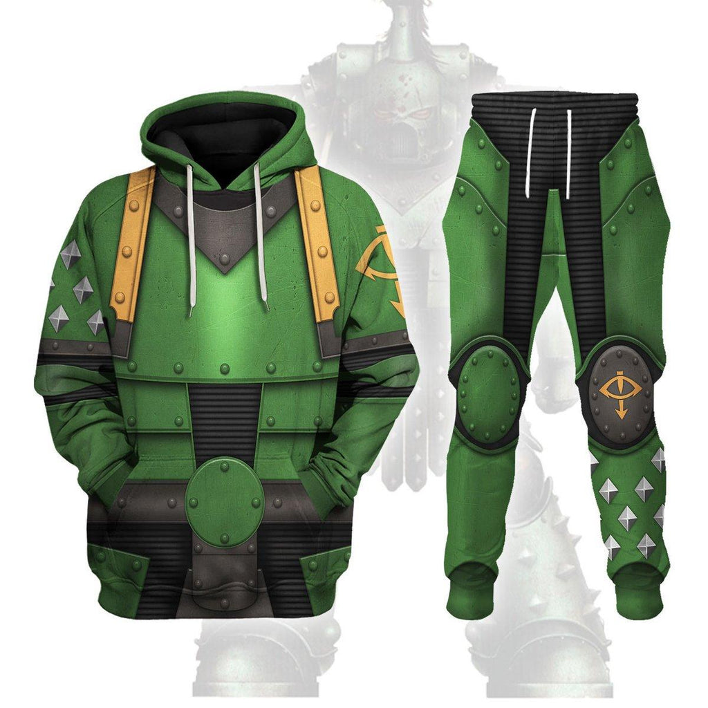 Pre-Heresy Sons of Horus Legion Colour Scheme T-shirt Hoodie Sweatpants Cosplay - CustomsPig