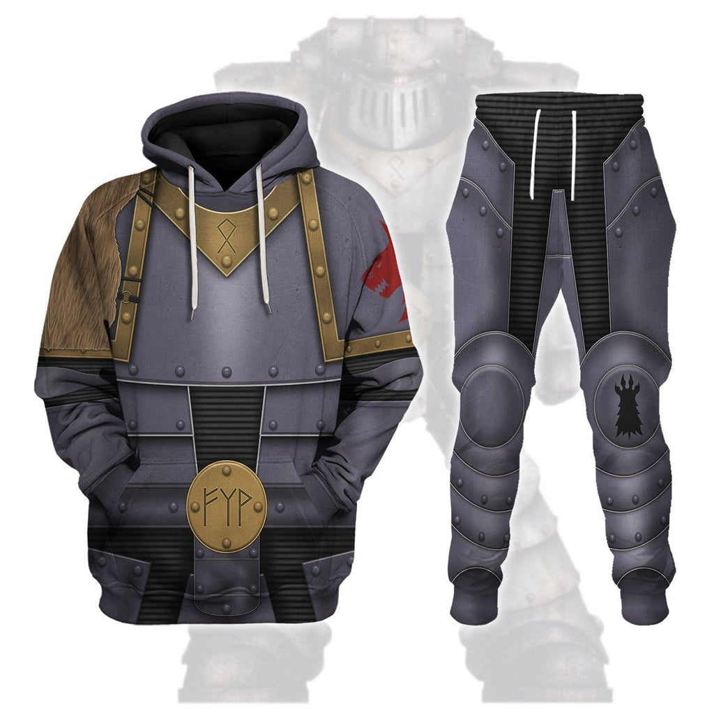 Pre-Heresy Space Wolf Legion in Mark II Crusade T-shirt Hoodie Sweatpants Cosplay - CustomsPig