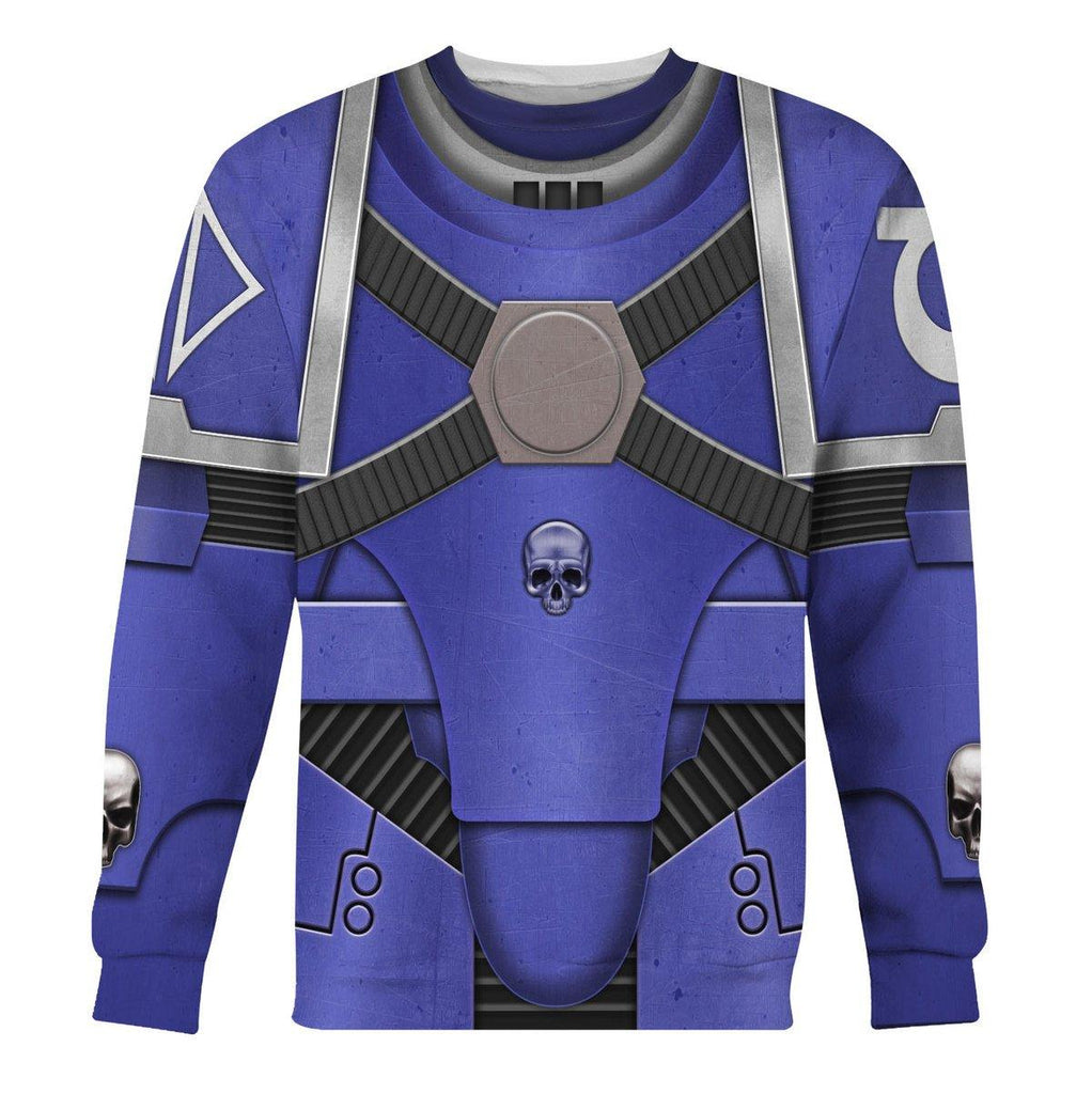 Pre-Heresy Ultramarines in Mark IV Maximus Power Armor T-shirt Hoodie Sweatpants Cosplay -  CustomsPig