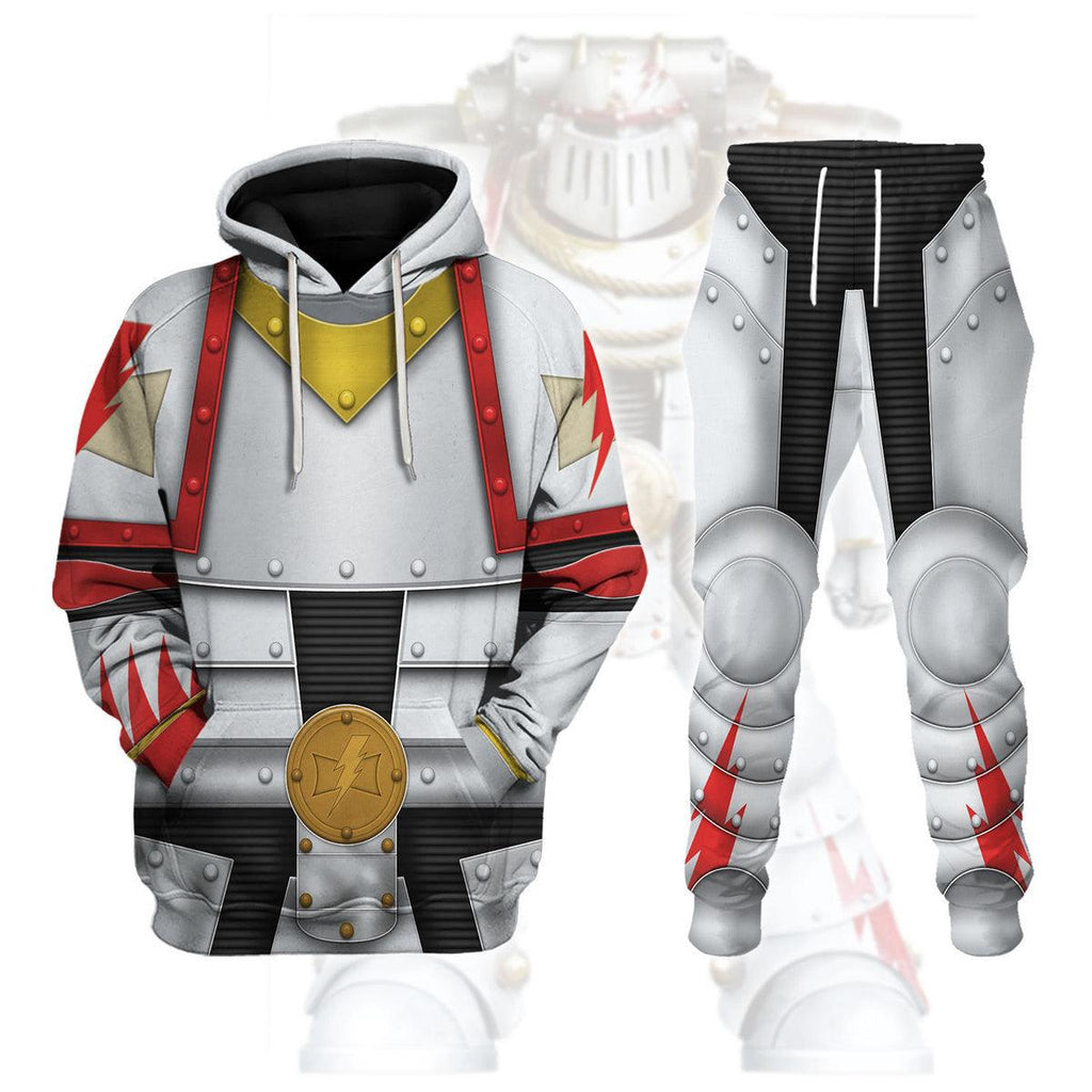 Pre-Heresy White Scars in Mark II Crusade T-shirt Hoodie Sweatpants Cosplay - CustomsPig