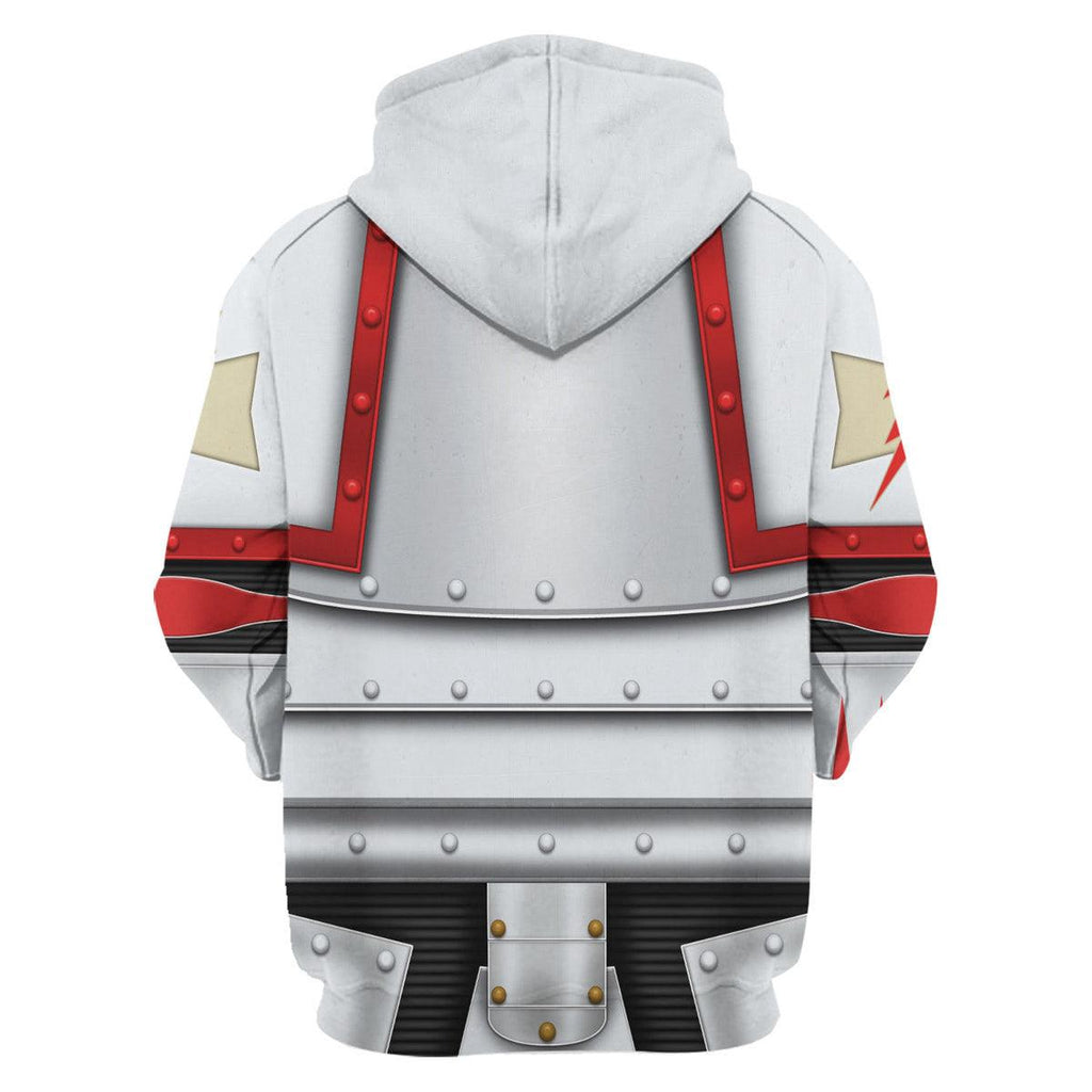 Pre-Heresy White Scars in Mark II Crusade T-shirt Hoodie Sweatpants Cosplay - CustomsPig