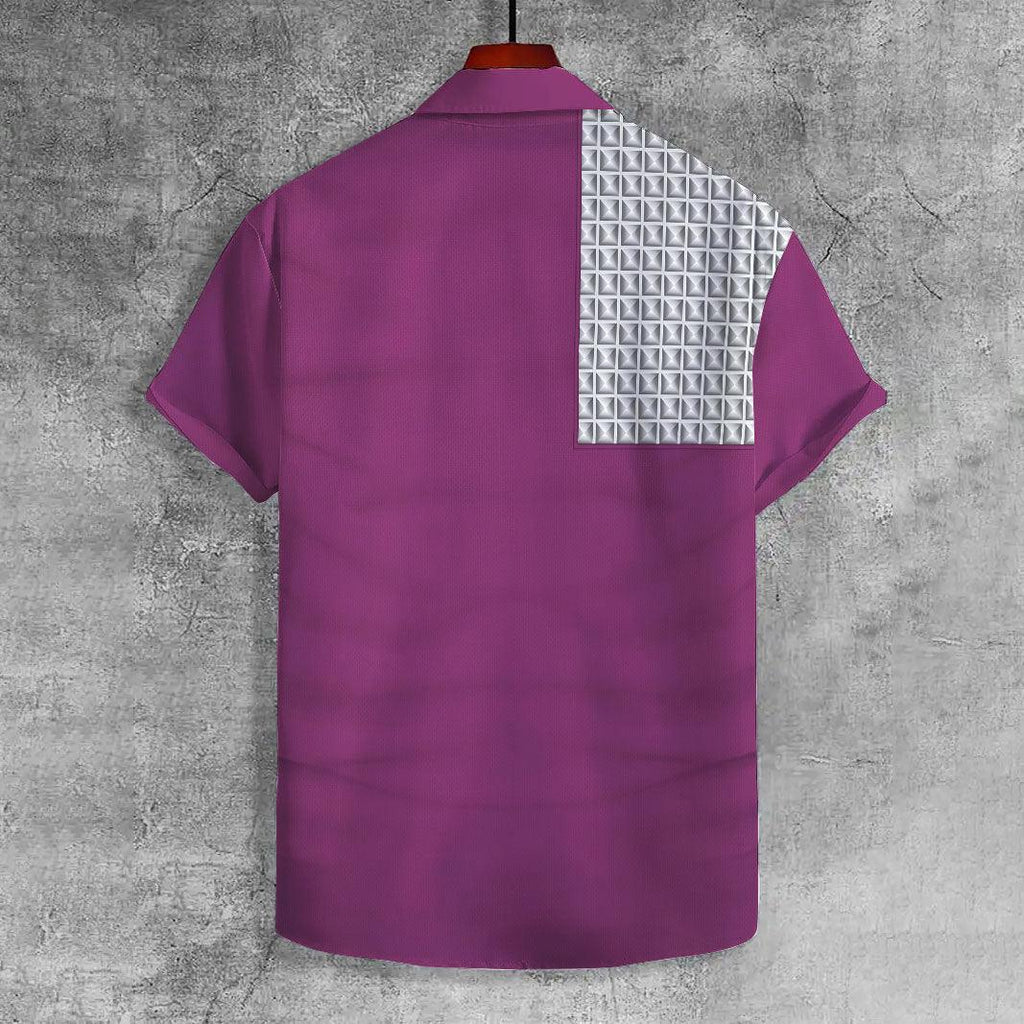 Prince Purple Rain Unisex Lapel Shirt - CustomsPig.com