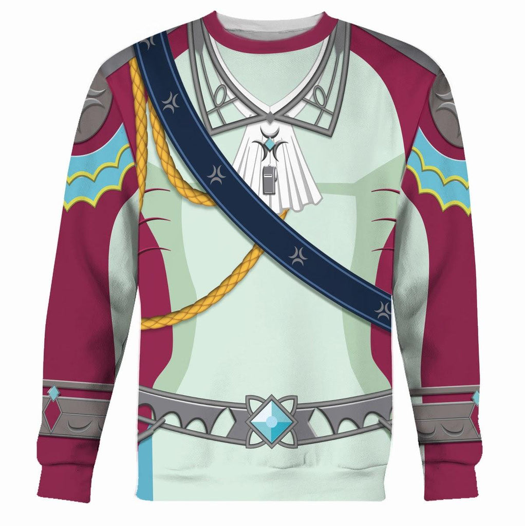 Prince Sidon Zelda Unisex Hoodie Sweatshirt T-shirt Sweatpants Cosplay - DucG