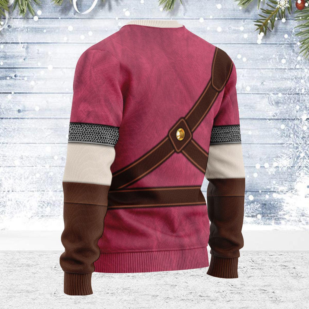 Princess Zelda (Skyward Sword) Themed Costume Unisex Christmas Wool Sweater - CustomsPig.com